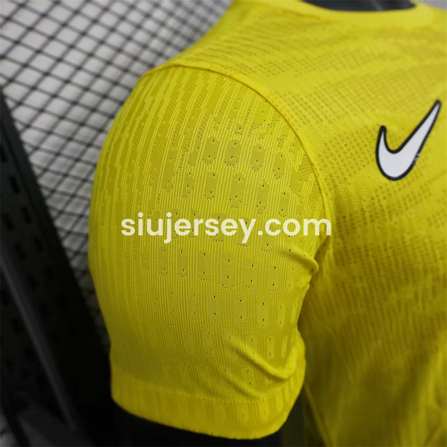 SIUjerseys-Al Ittihad Jeddah United 24-25 Pre-Match Yellow Jersey - Player Version