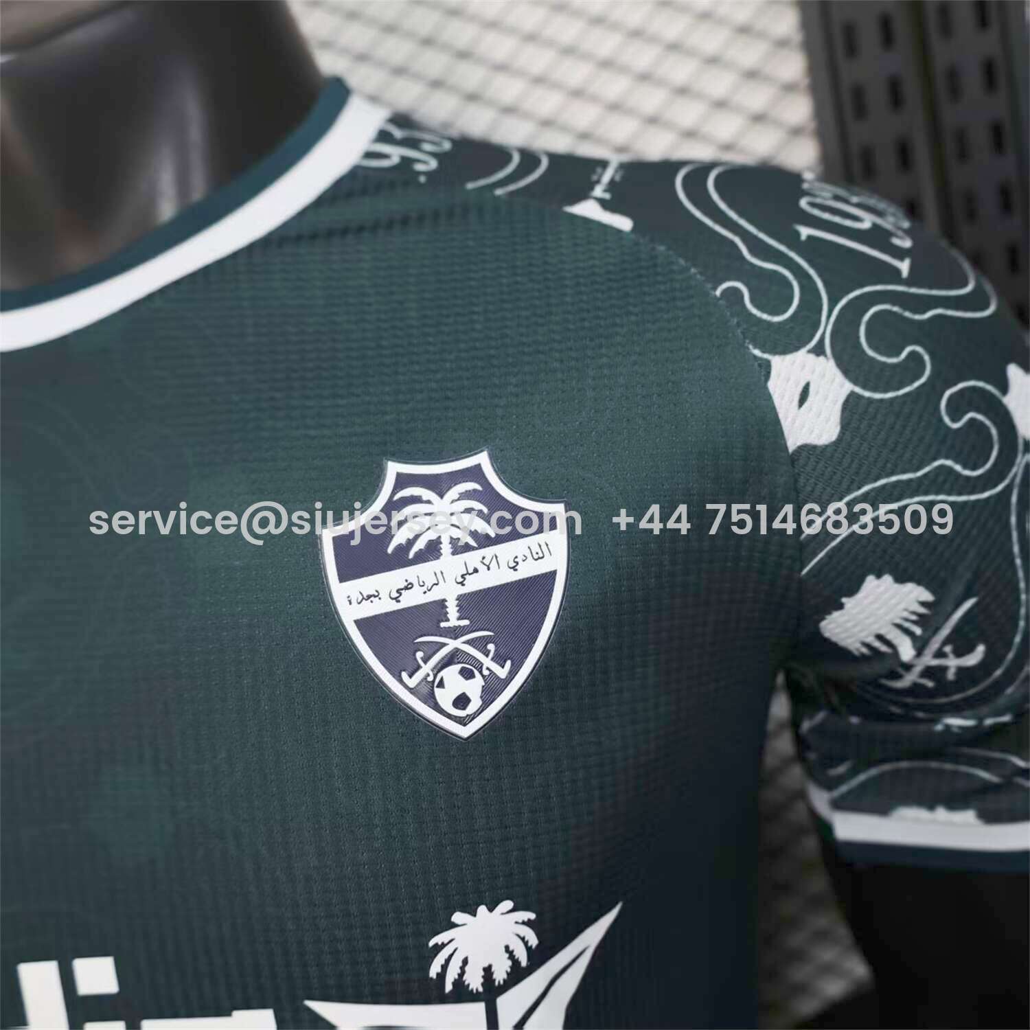 SIUjerseys-Al-Ahli SFC Jeddah Nationals 25-26 Green Special Edition Jersey - Player Version