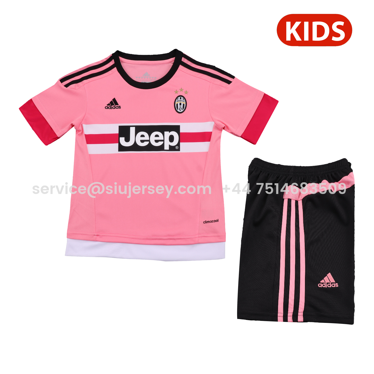 SIUjerseys-Retro Juventus 2015-16 Away Kids Kit