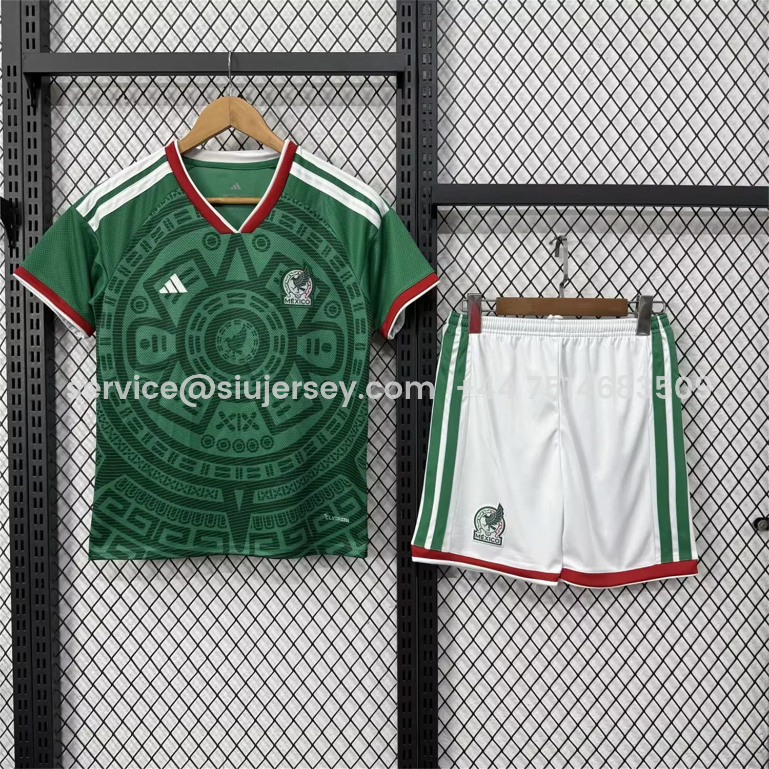 SIUjerseys-Mexico 25-26 Home (Informal-release Version) Kids Kit