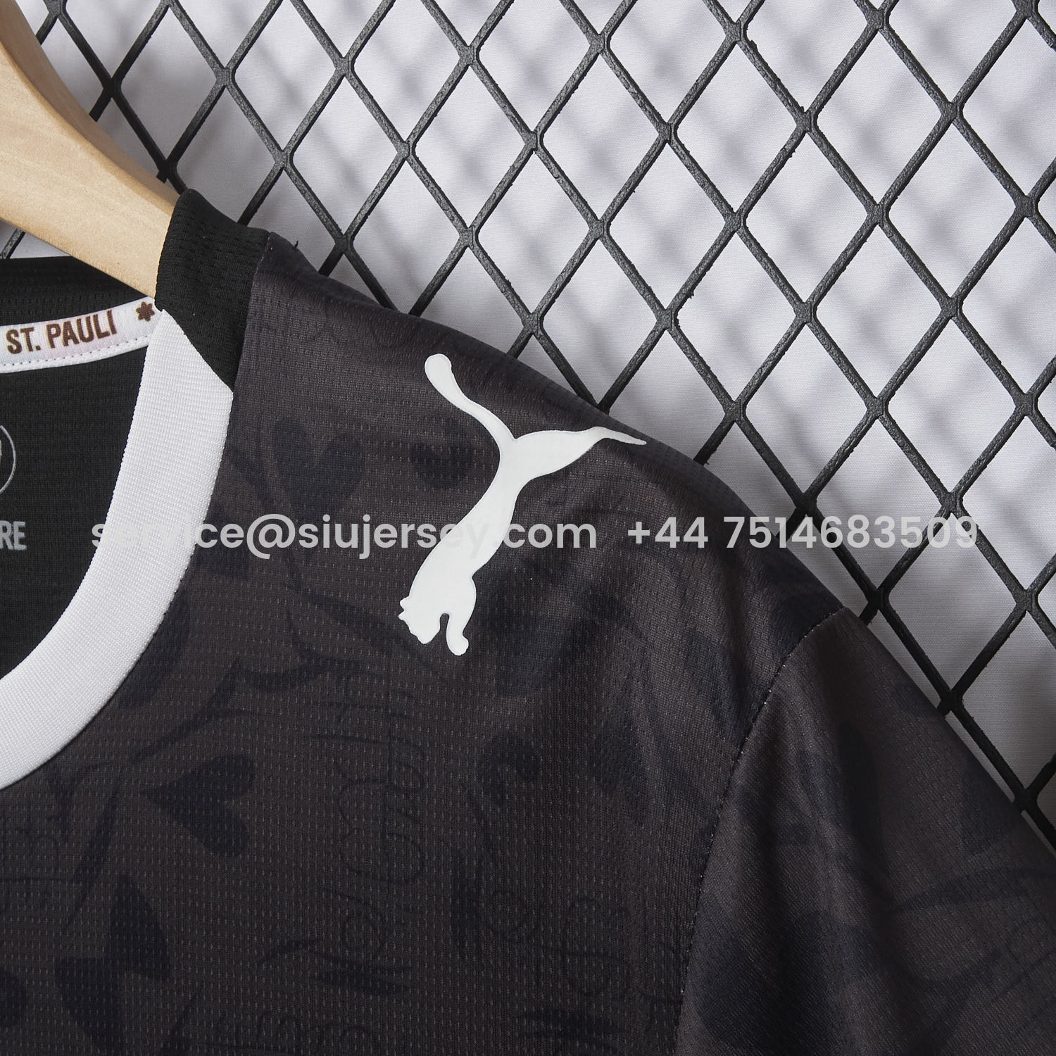 SIUjerseys-St. Pauli 25-26 Third Black Jersey - Fans Version