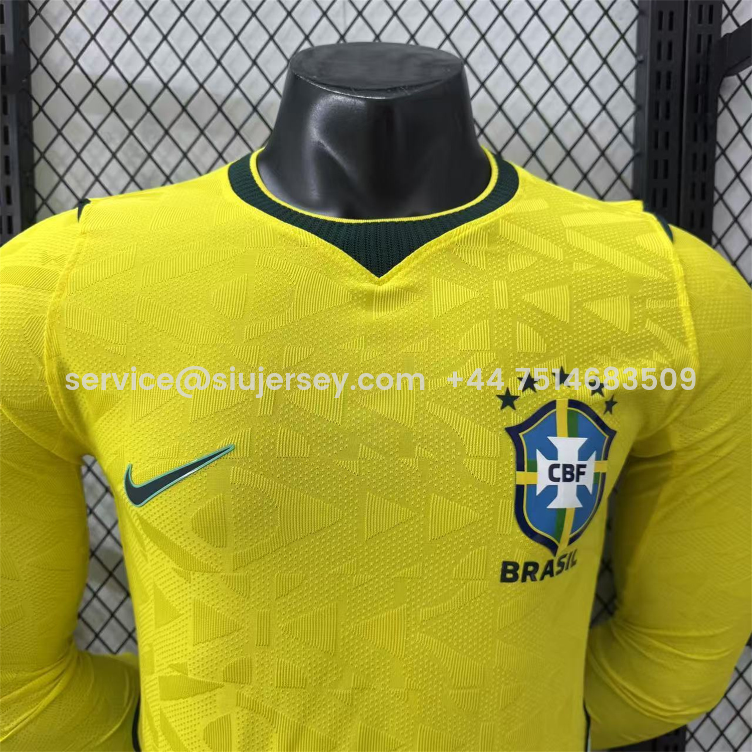 SIUjerseys-Brazil 2026 Home Long Sleeves Jersey - Player Version