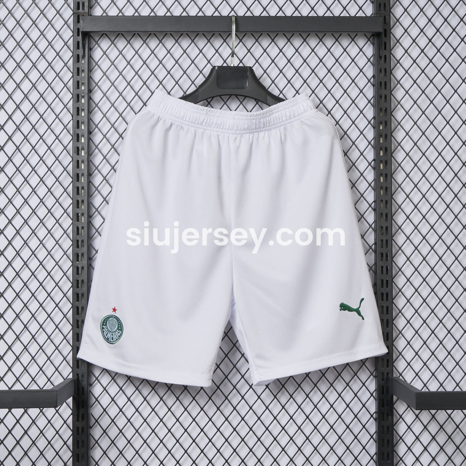 SIUjerseys-Palmeiras 25-26 White Home Shorts - Fans Version