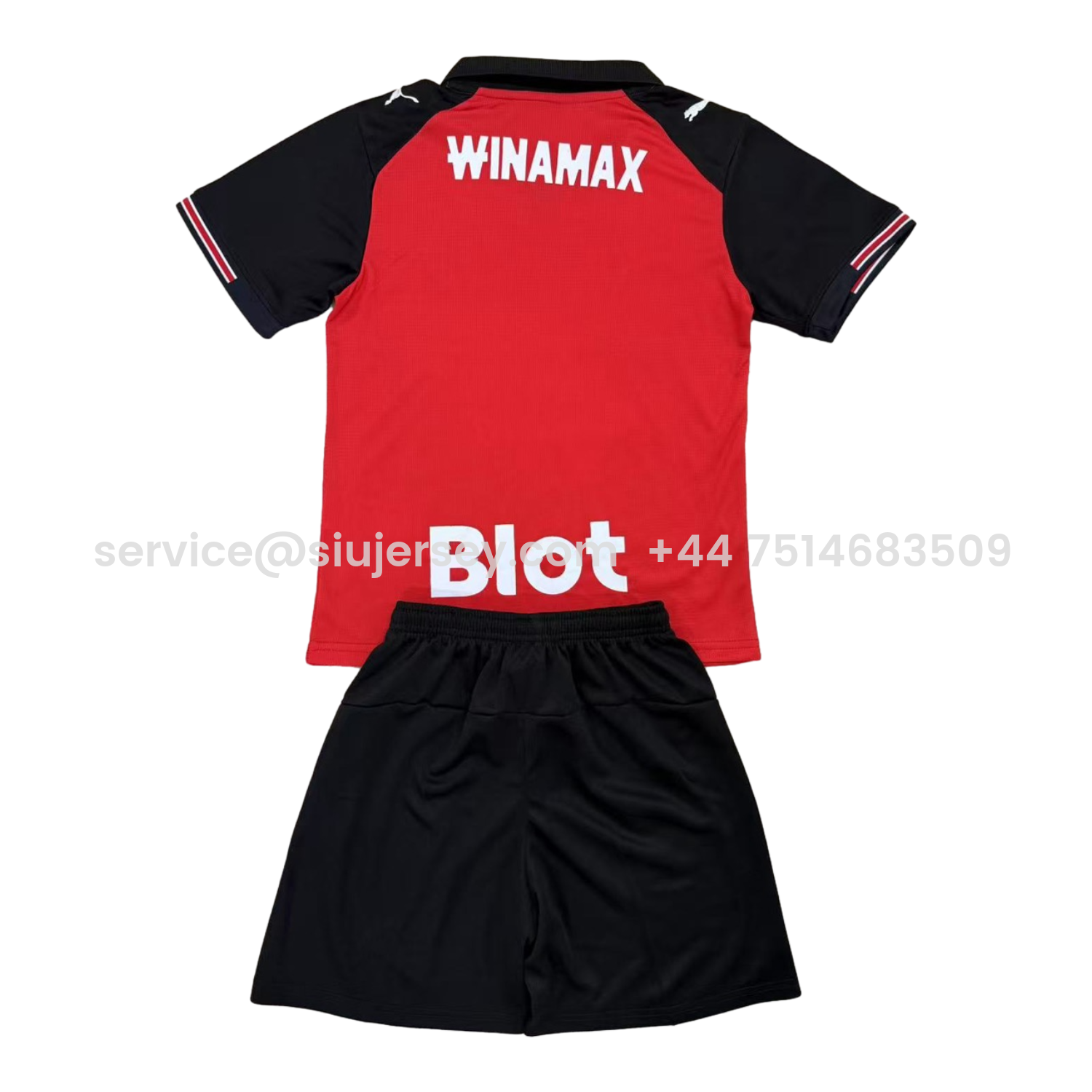 SIUjerseys-Stade Rennais 25-26 Home Kids Kit