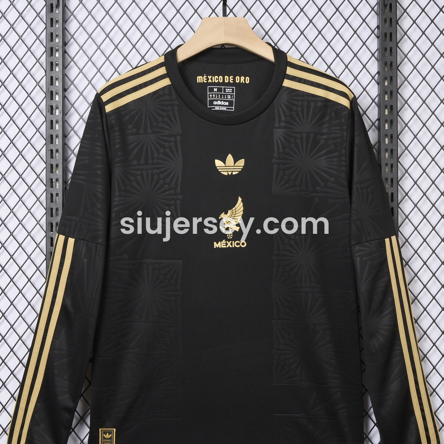 SIUjerseys-Mexico 2025 Gold Cup Black Long Sleeves Jersey - Fans Version