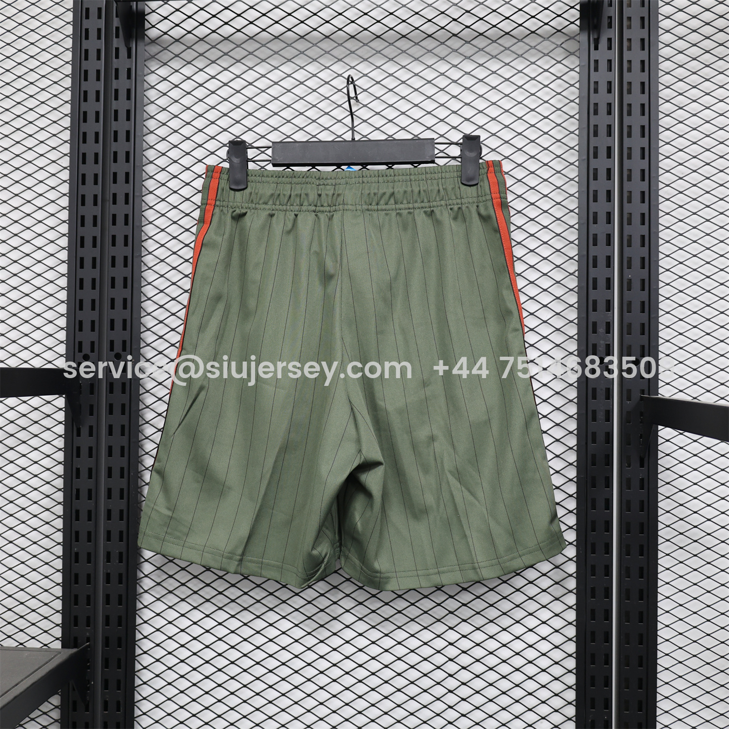 SIUjerseys-Bayern Munich 25-26 Trefoil Grey Green Travel Shorts - Player Version