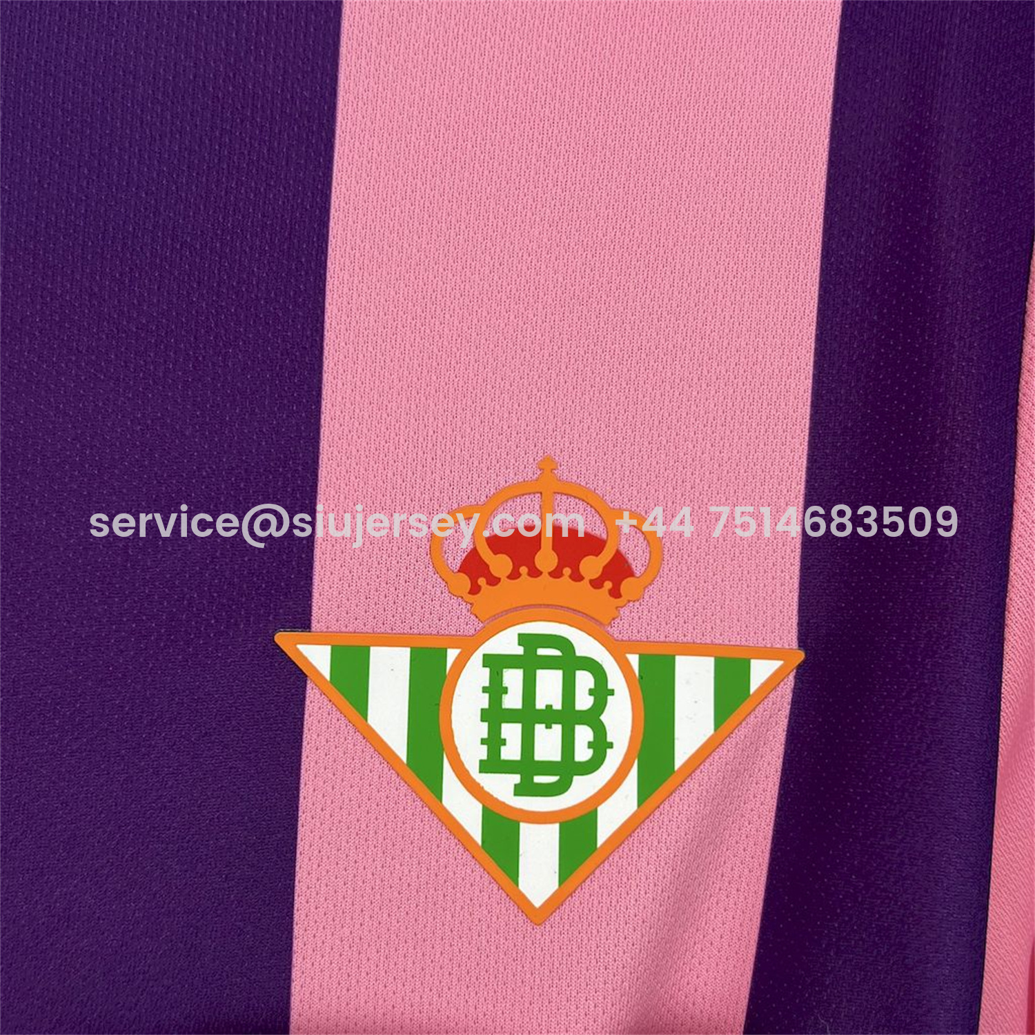 SIUjerseys-Real Betis 25-26 Pink Purple Stripe Special Edition Jersey - Fans Version