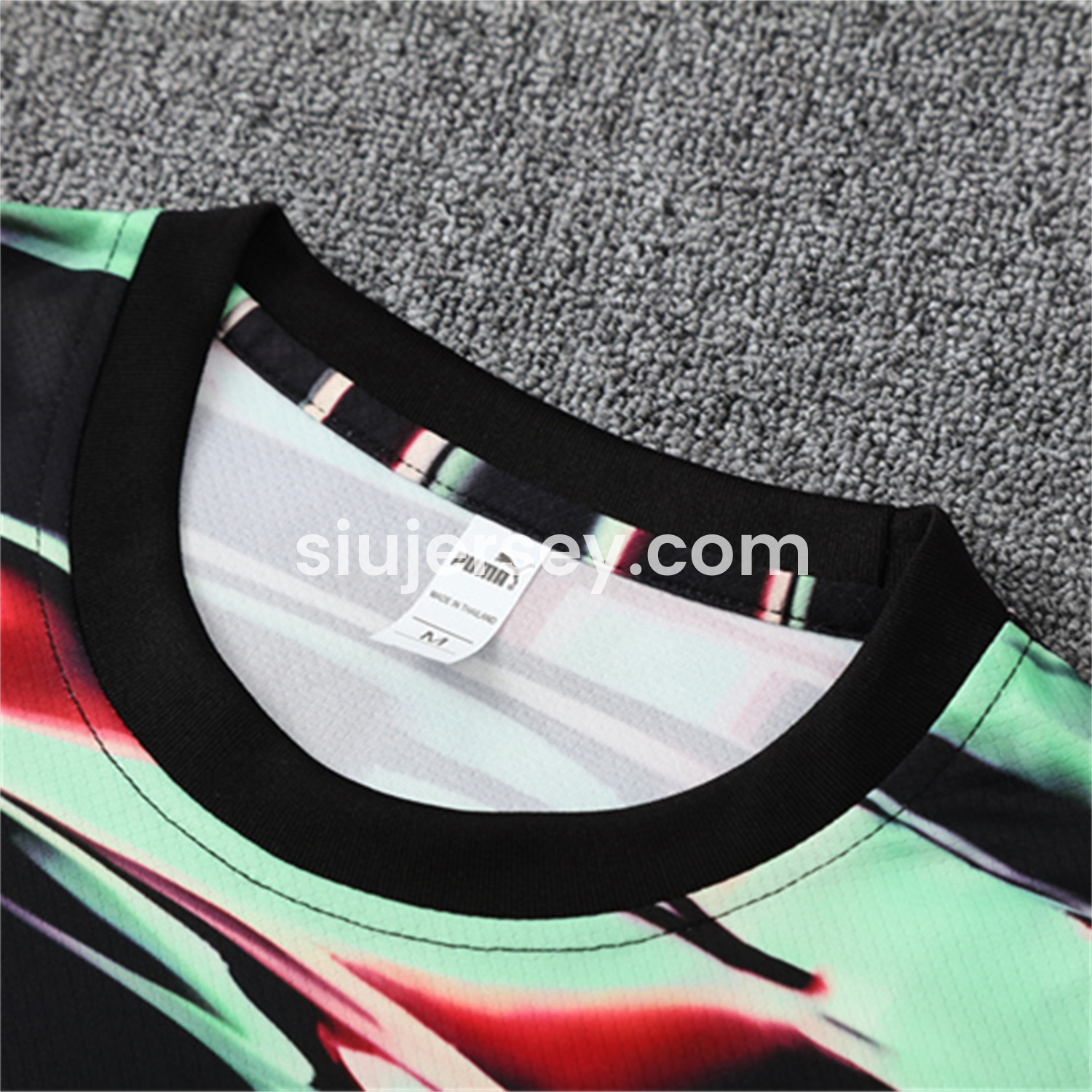 SIUjerseys-Portugal 25-26 Short-Sleeve Training Set - Camouflage top & Black Shorts