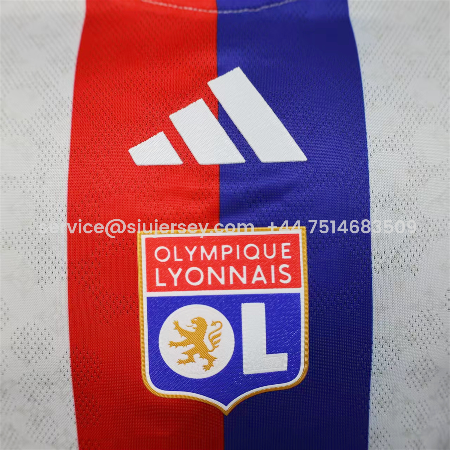 SIUjerseys-Olympique Lyonnais Lyon 25-26 Home White Jersey - Player Version