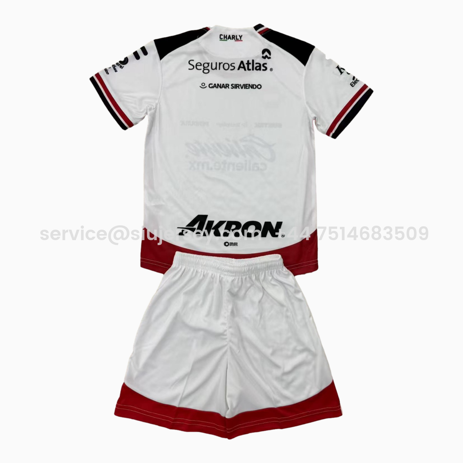 SIUjerseys-Atlas 25-26 Away White Kids Kit