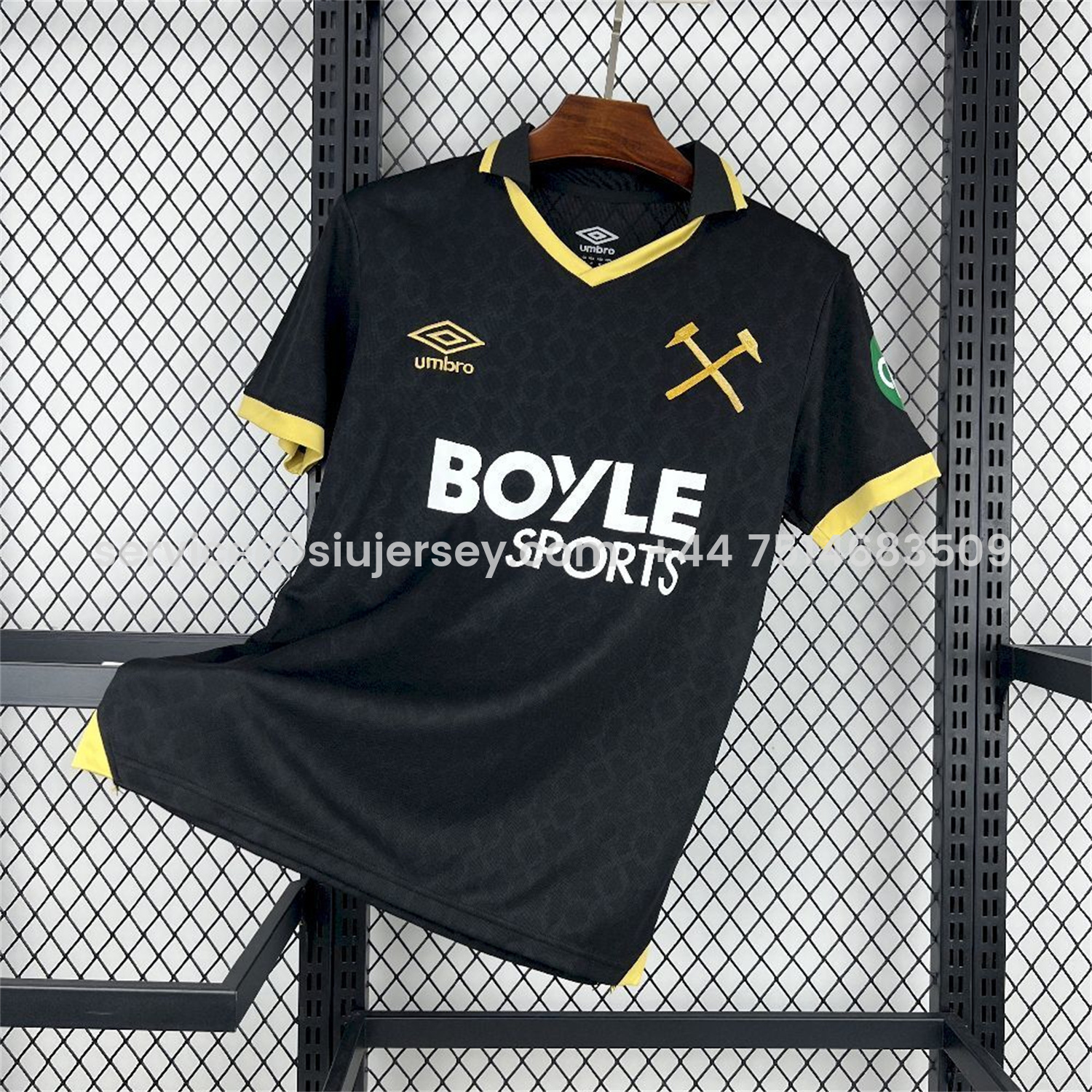 SIUjerseys-West Ham United 25-26 Third Black Jersey - Fans Version