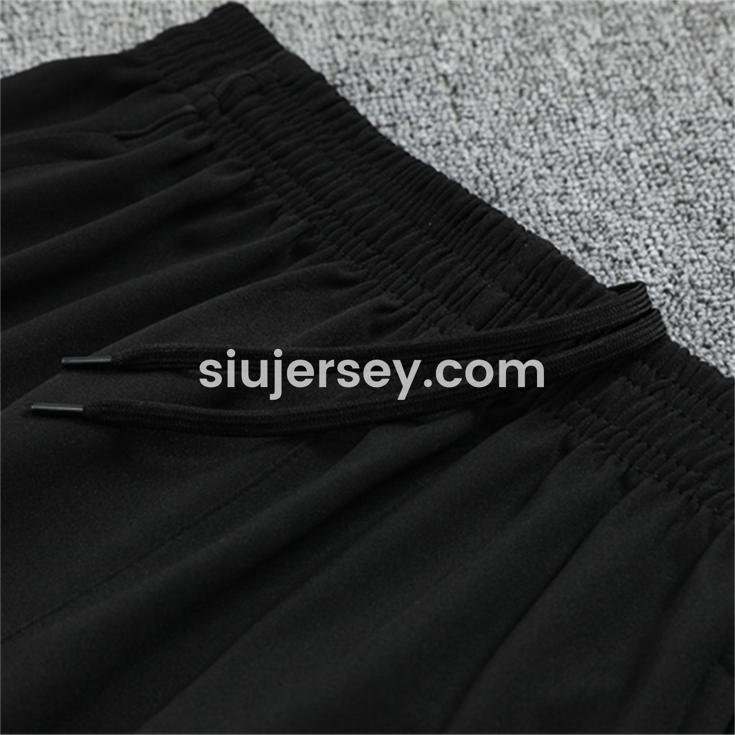 SIUjerseys-Manchester United 25-26 Kid Long Sleeves Training Set - Black Top & Black Pants