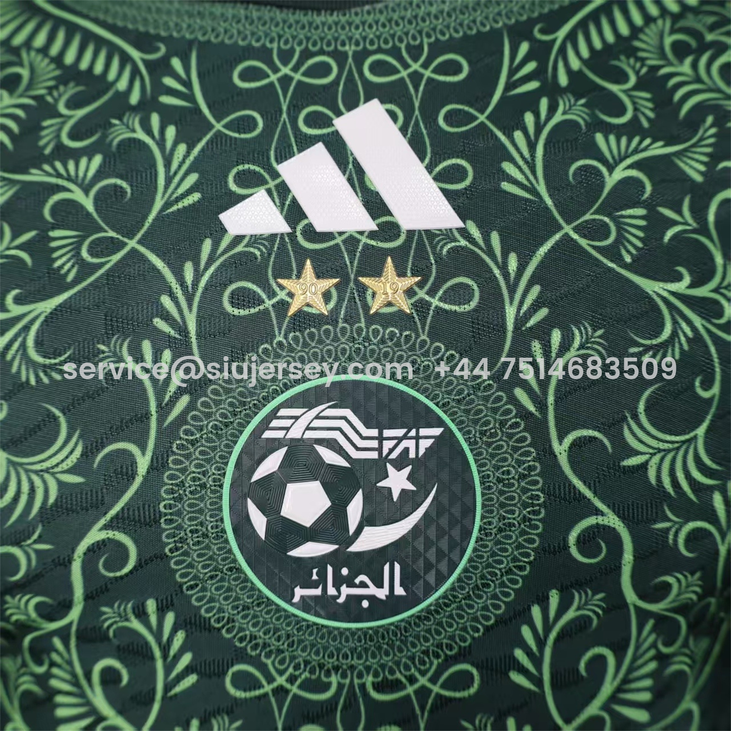 SIUjerseys-Algeria 25-26 Green Special Jersey - Player Version