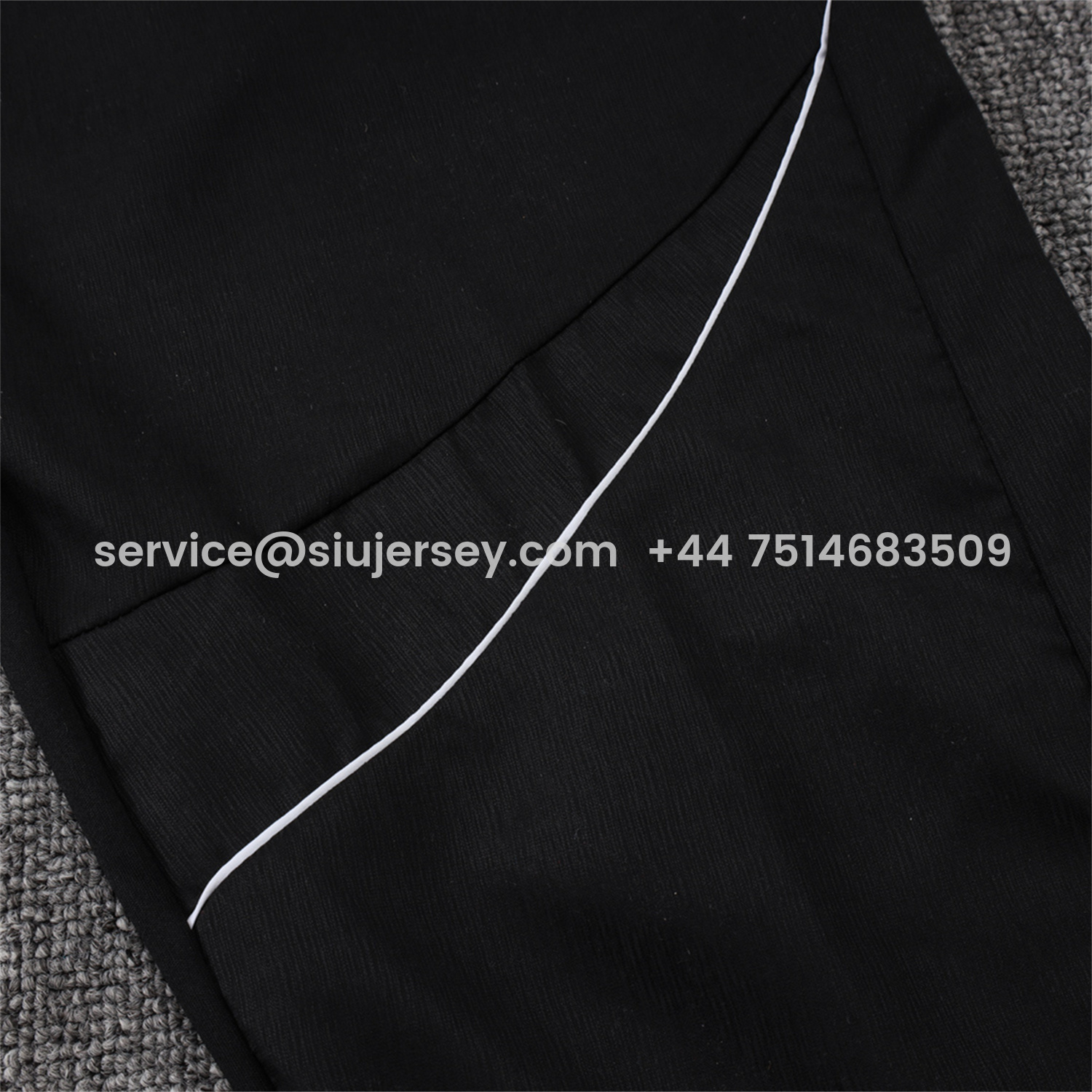 SIUjerseys-Ajax 25-26 Windbreaker Training Set - Black Top and Pants