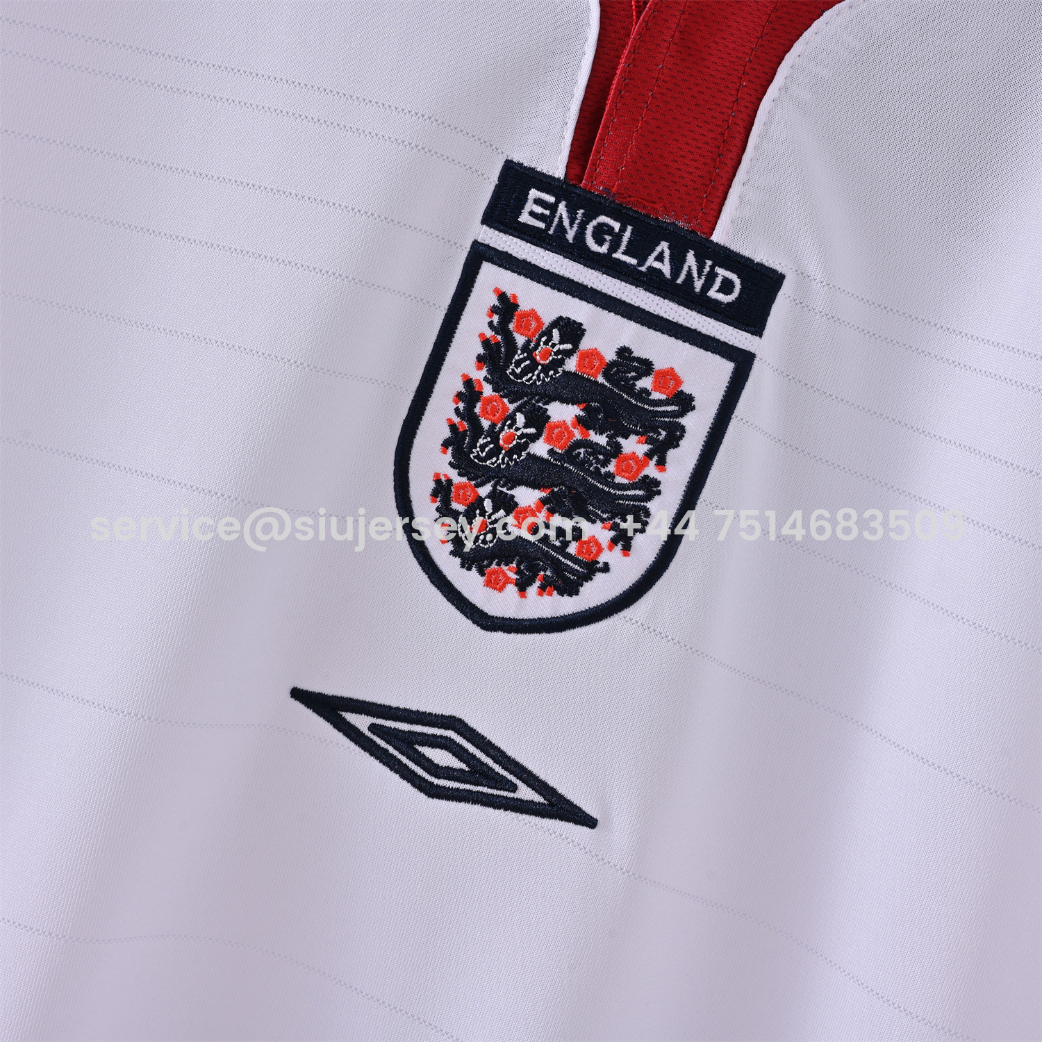SIUjerseys-Retro England 2004 Home White Jersey