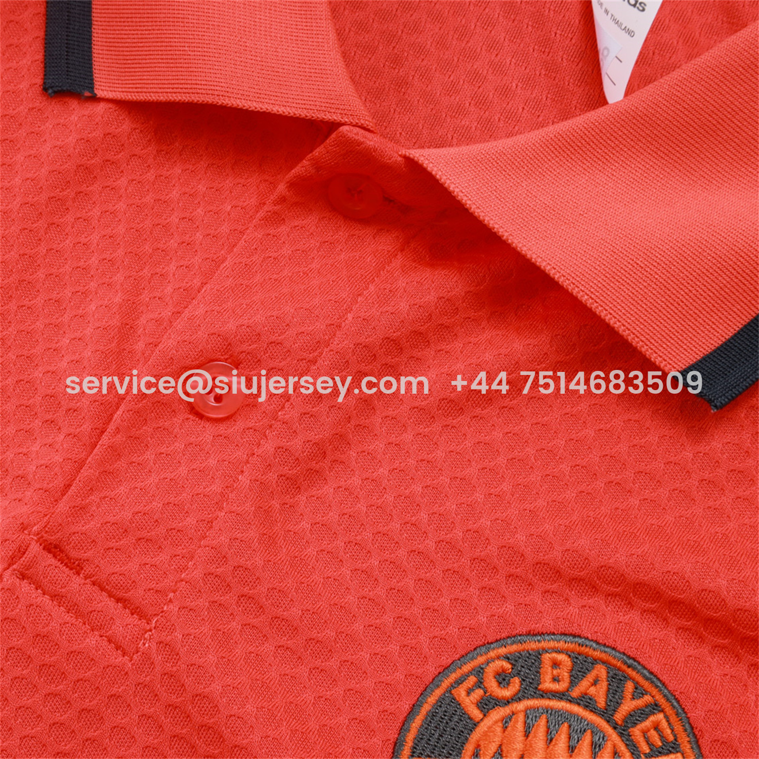 SIUjerseys-Bayern Munich 25-26 POLO Short-Sleeve Training Set - Orange Top and Deep Grey Pants