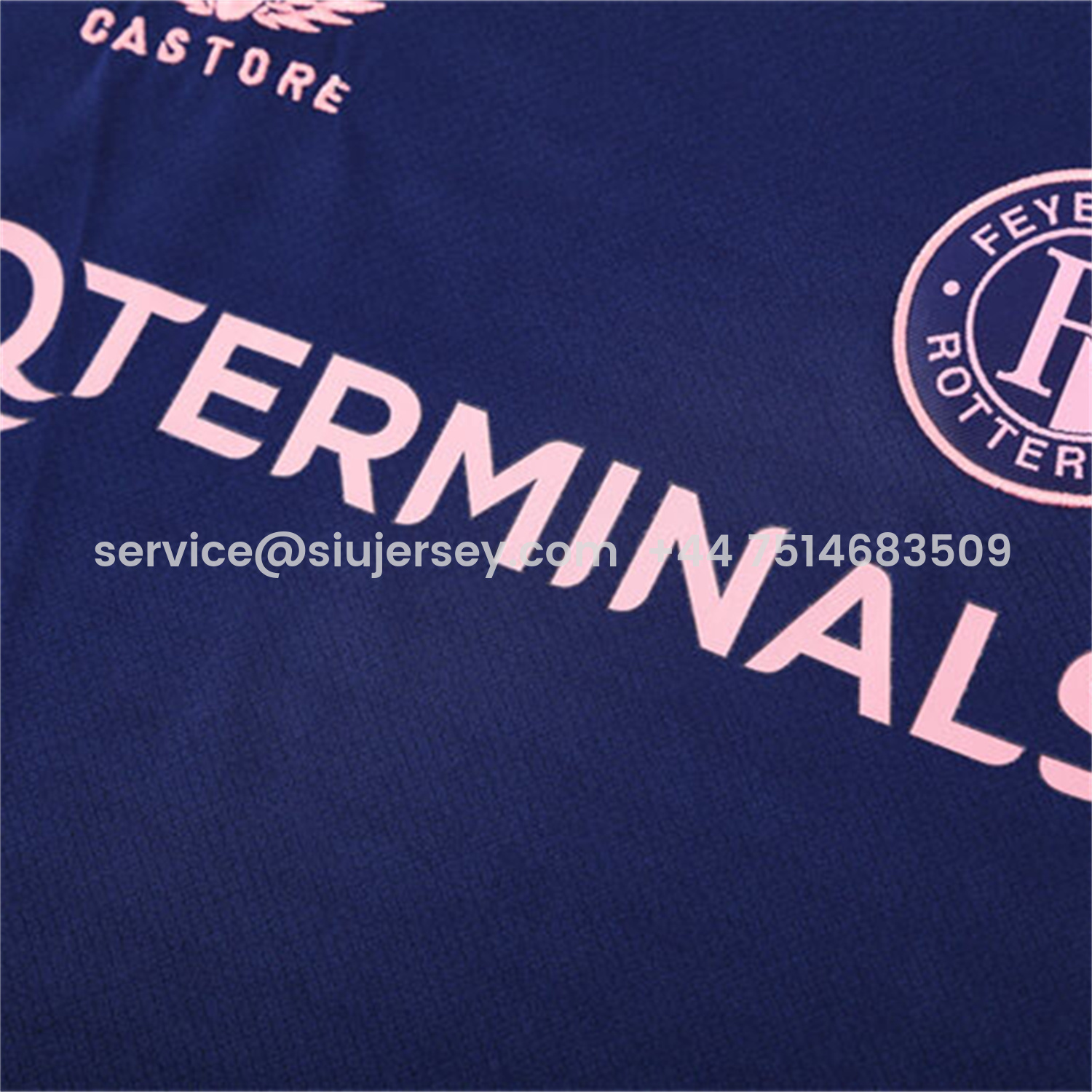 SIUjerseys-Feyenoord 25-26 Short-Sleeve Training Set - Royal Blue Top & Royal Blue Shorts