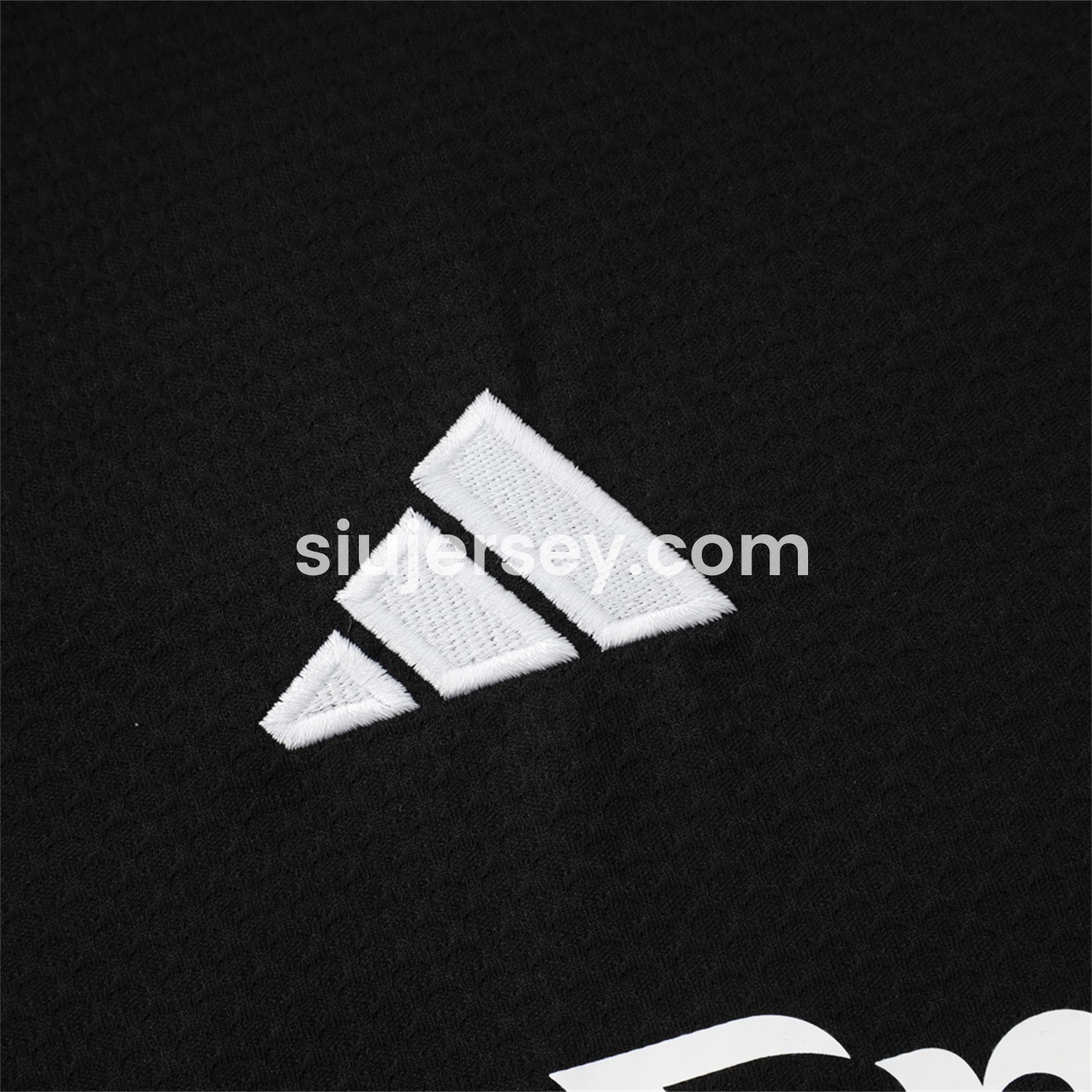 SIUjerseys-Real Madrid 25-26 Short-Sleeve Training Set - Black Top and Black Shorts