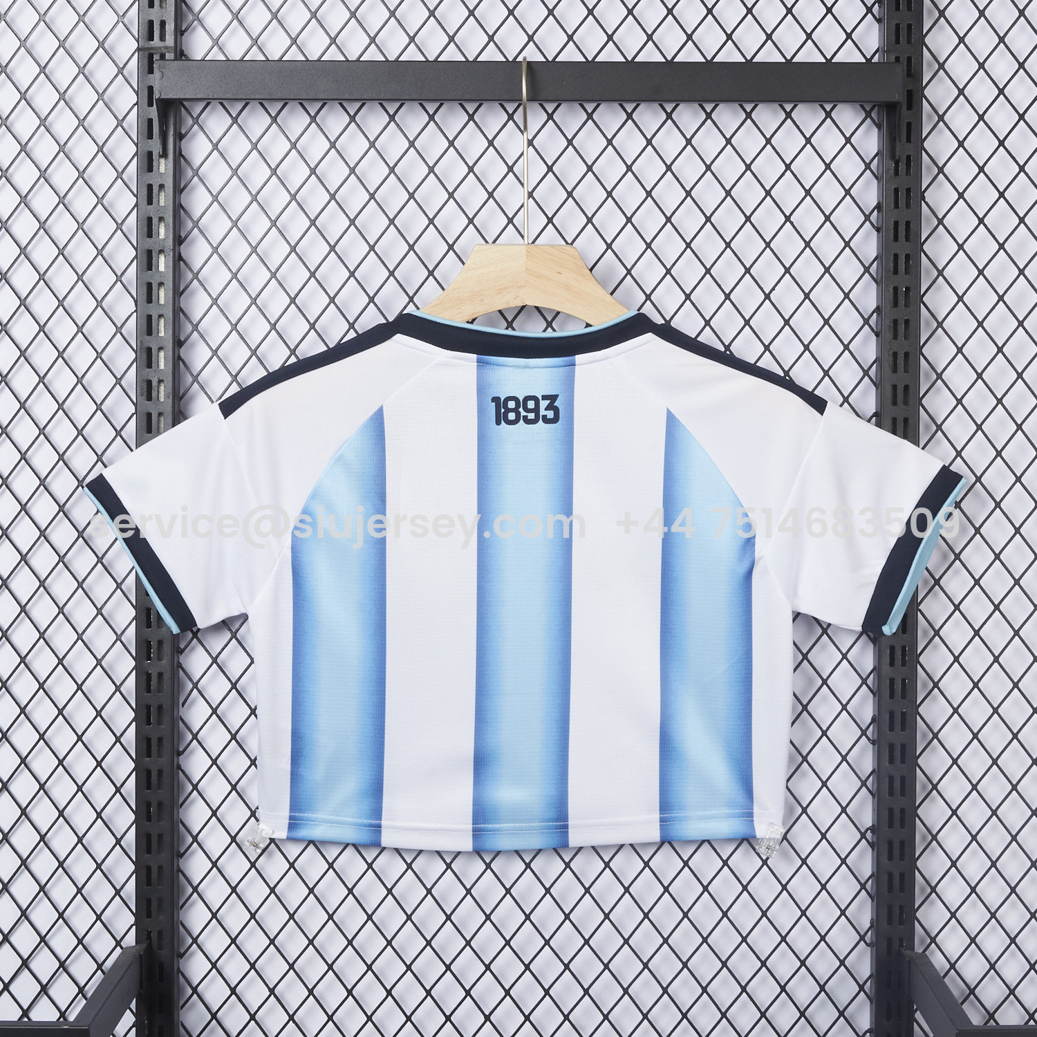 SIUjerseys-Women's Argentina 2026 Home Cropped Jersey