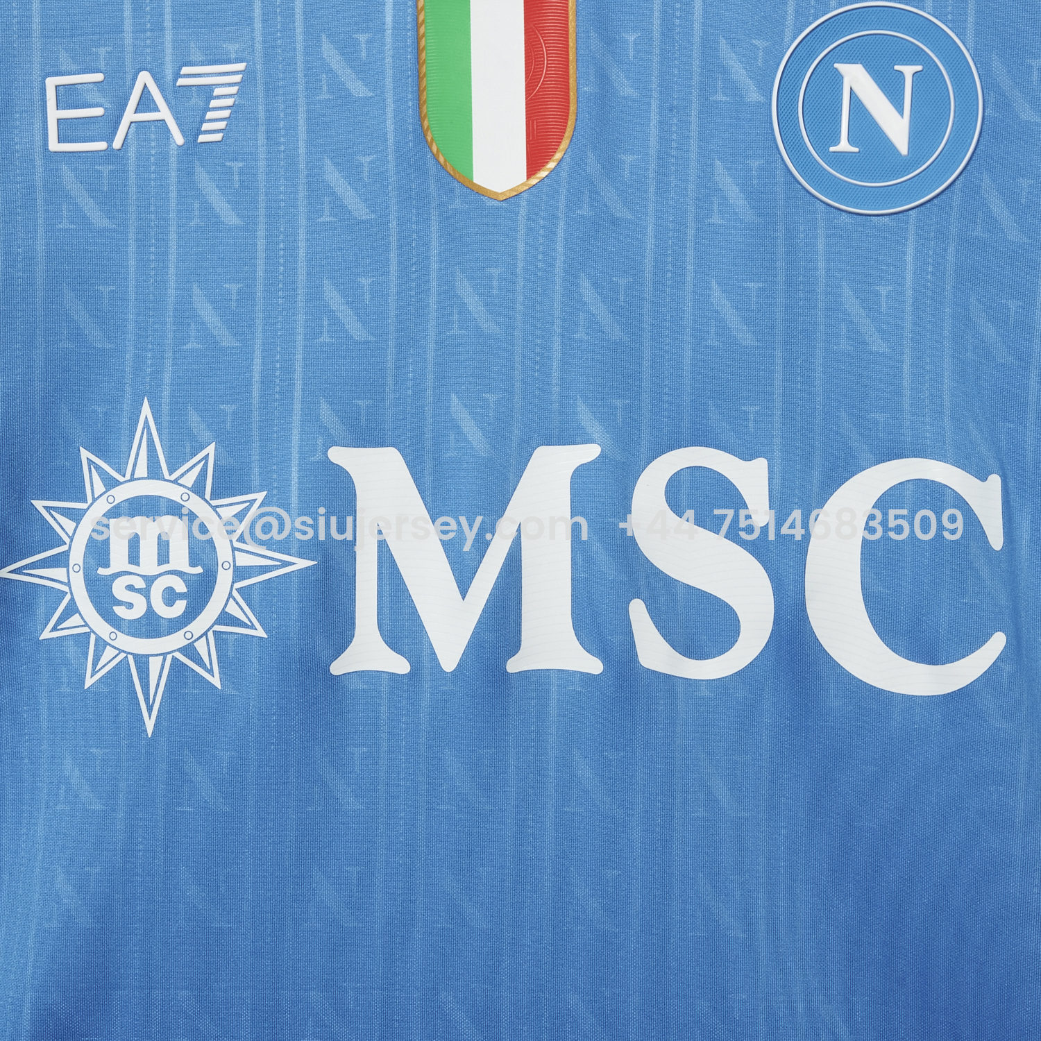 SIUjerseys-Napoli 25-26 European Home Blue Jersey - Fans Version