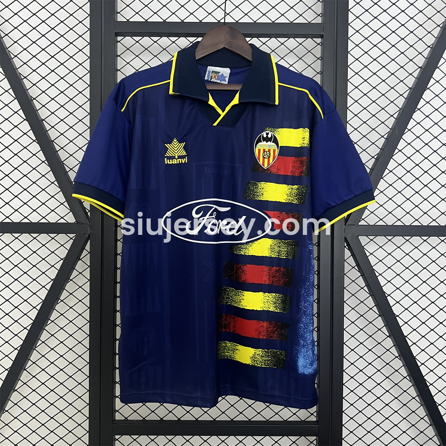 SIUjerseys-Retro Valencia 1996-97 Away Jersey