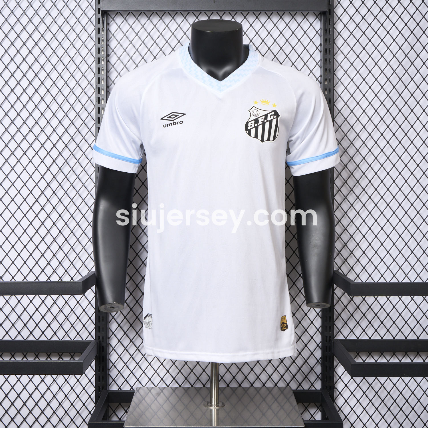 SIUjerseys-Santos 2025-26 New Home Unsponsored Jersey - Player Version
