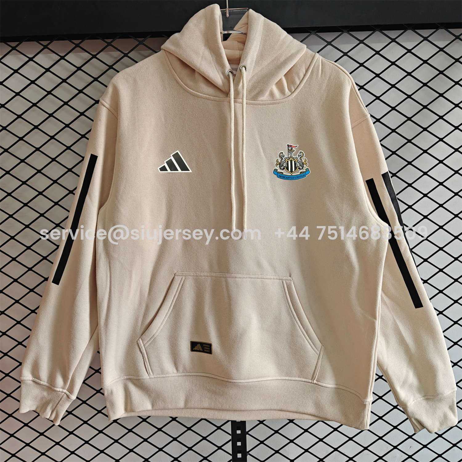 SIUjerseys-Newcastle United 25-26 Home Unisex Pullover Hoodie