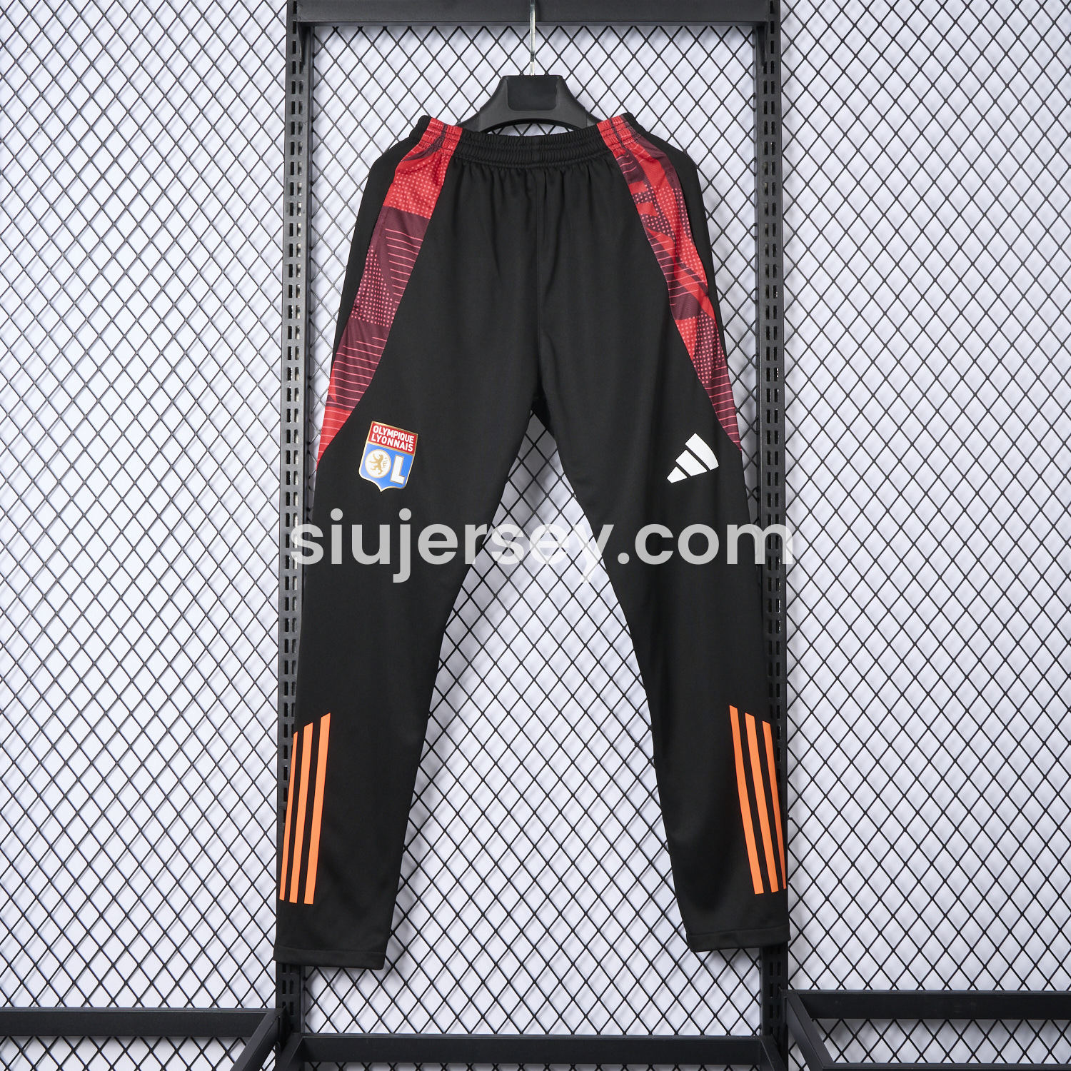 SIUjerseys-Olympique Lyonnais Lyon 24-25 Black Training Pants - Player Version