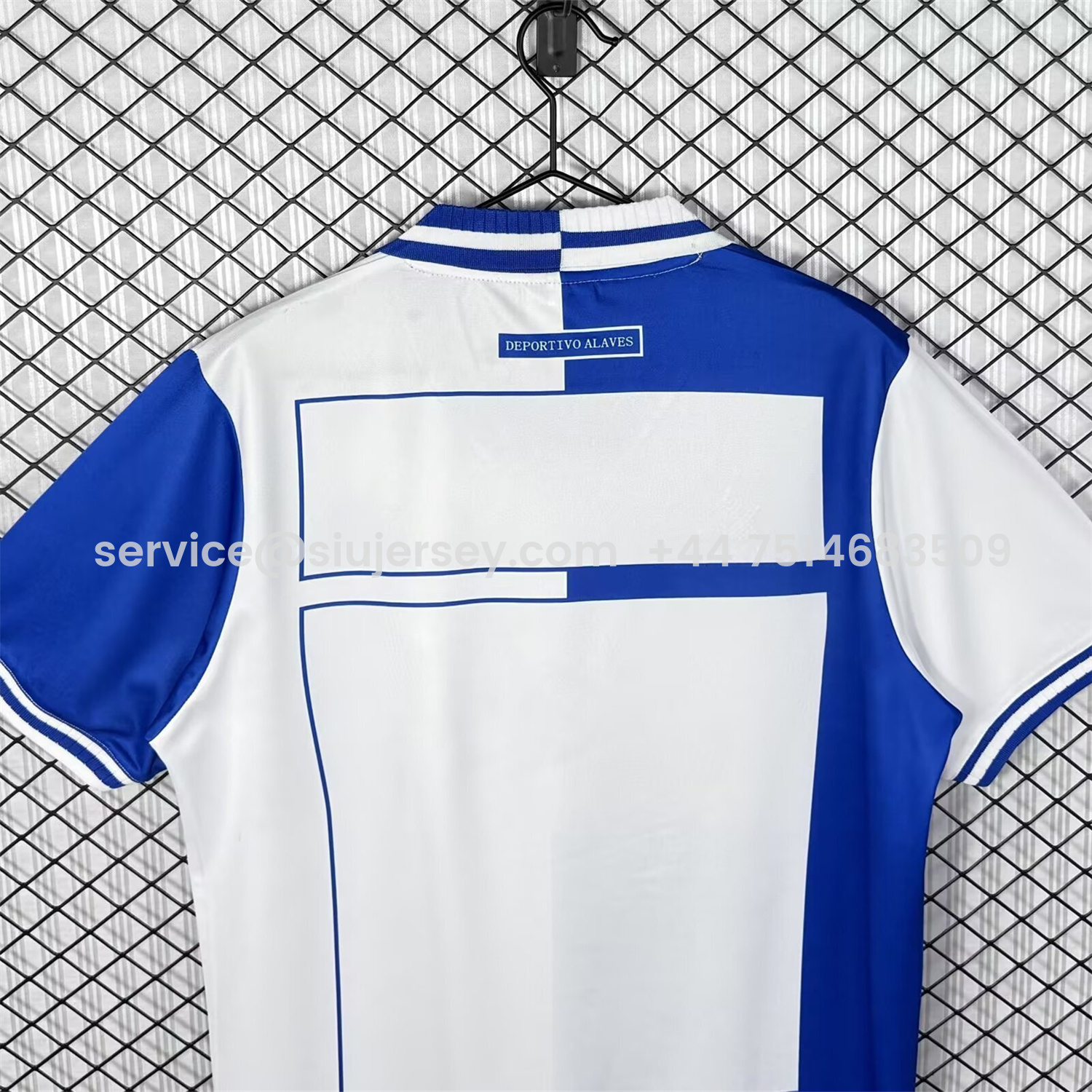 SIUjerseys-Retro Deportivo Alavés 2000-01 Home Jersey