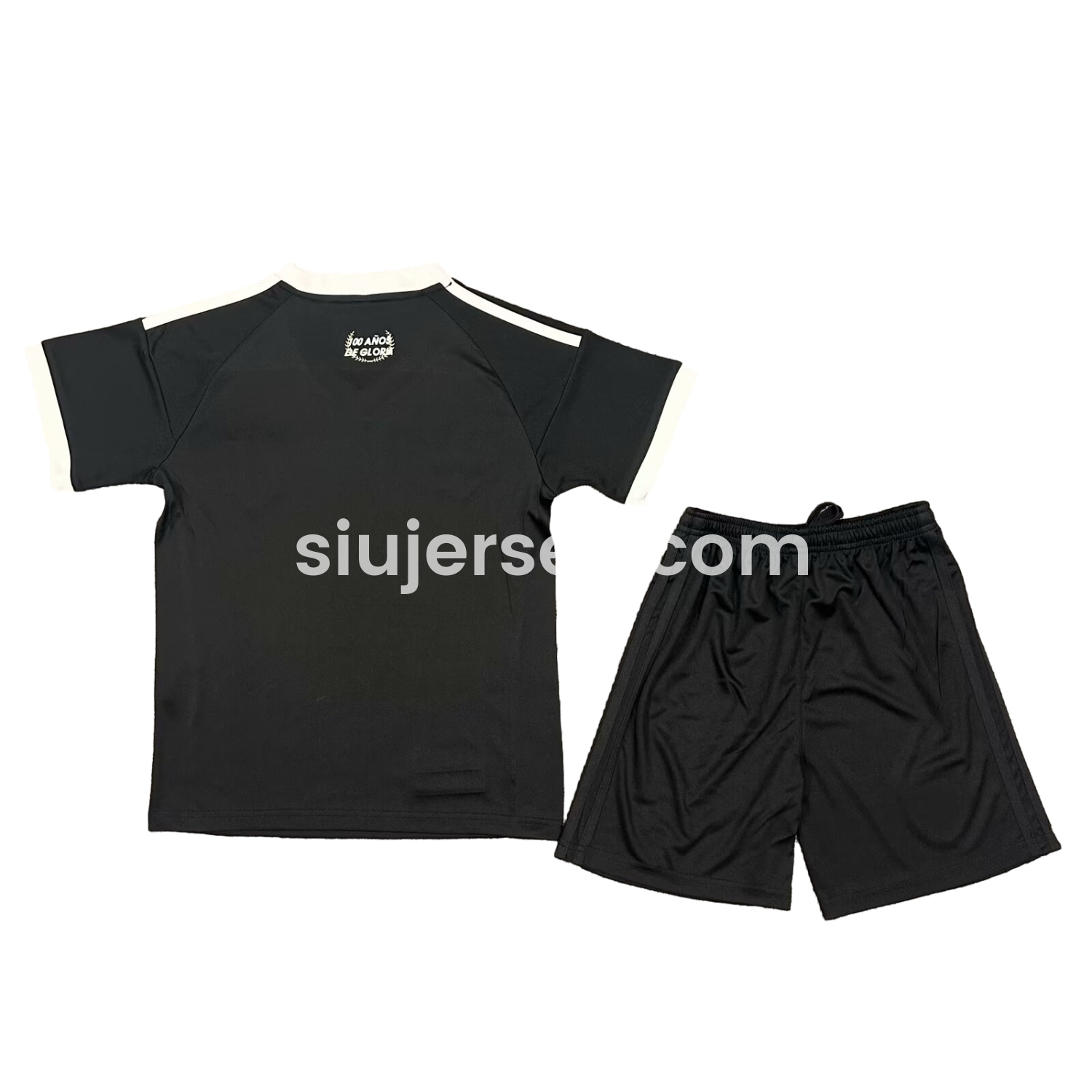 SIUjerseys-Colo Colo 25-26 100th Anniversary Black Goalkeeper Kids Kit