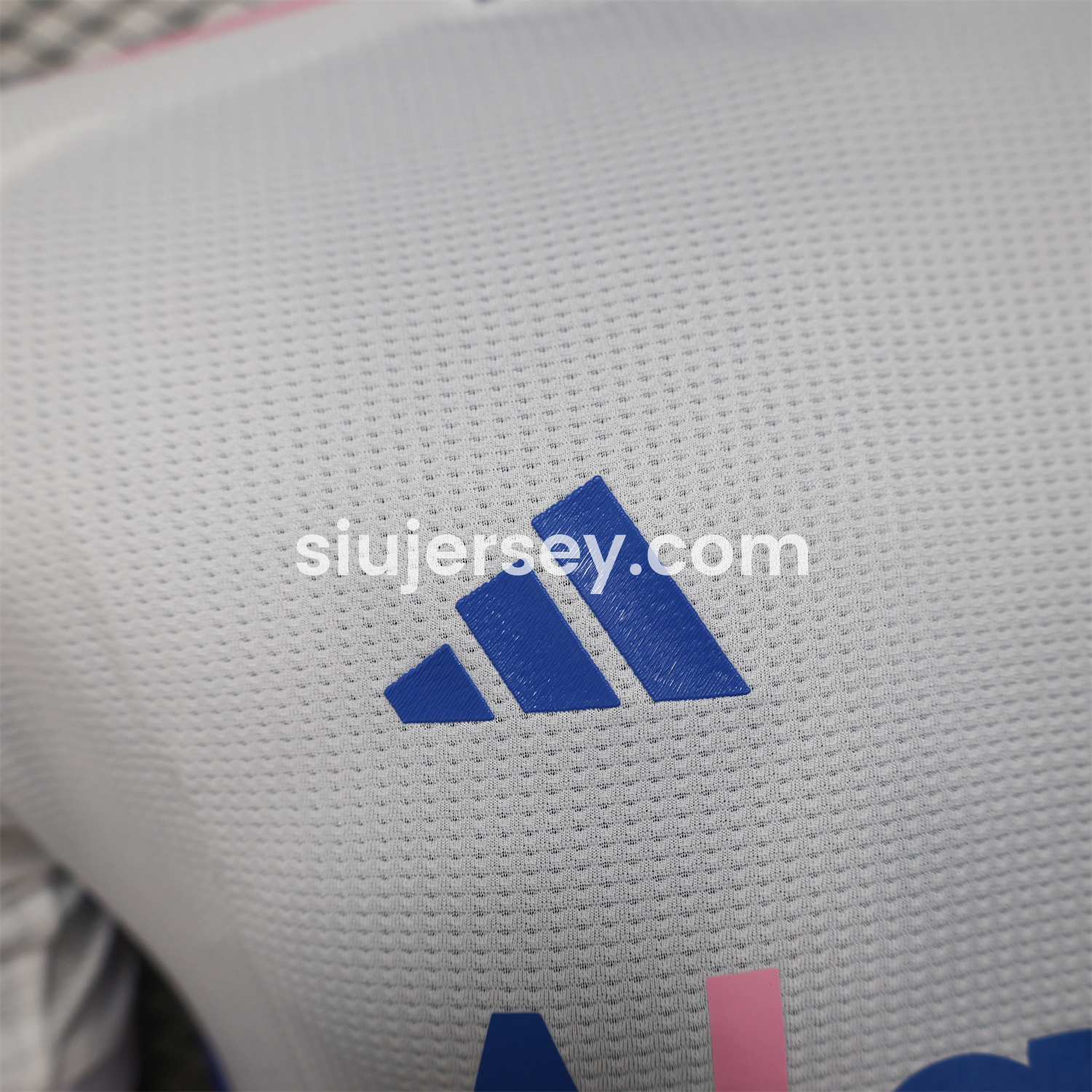 SIUjerseys-Algeria 25-26 Pink Mountains Silhouette White Jersey - Player Version