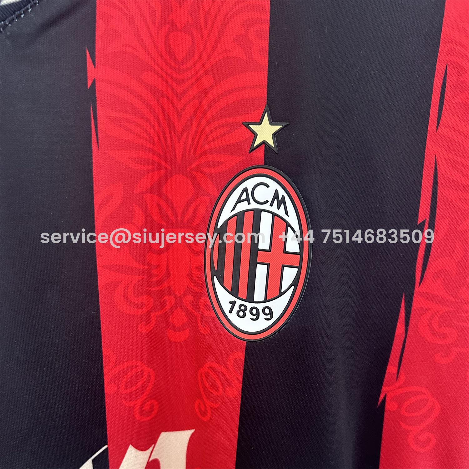 SIUjerseys-AC Milan 25-26 Red And Black Special Jersey - Fans Version