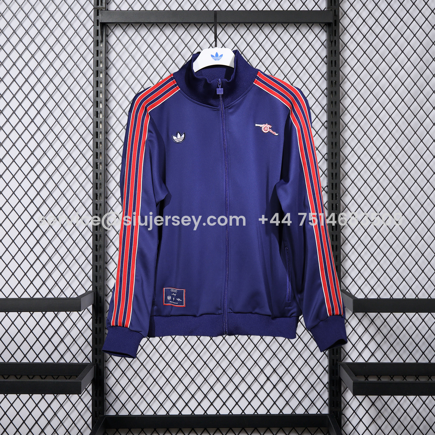 SIUjerseys-Arsenal 25-26 Red Lines Training Set - Purple Top and Purple Pants