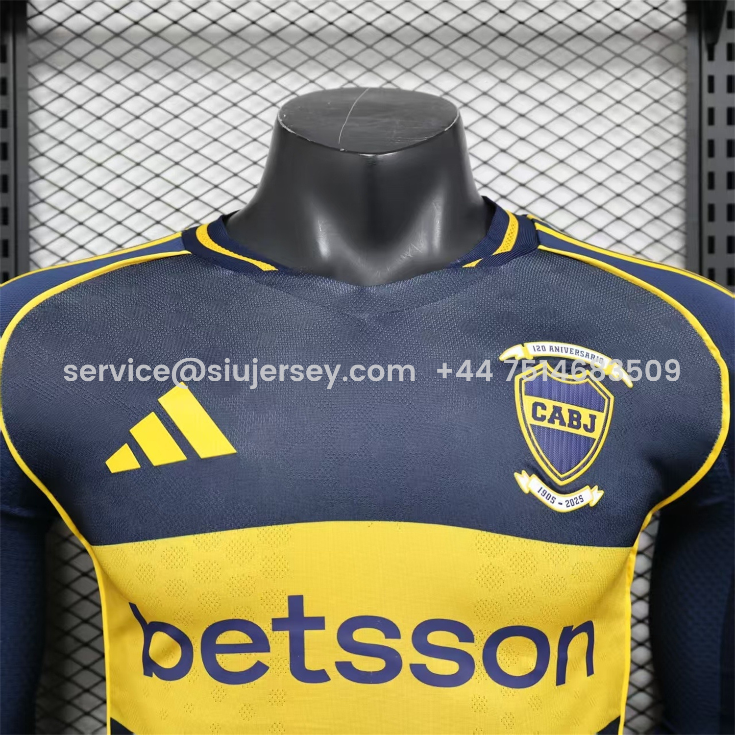 SIUjerseys-Boca Juniors 25-26 Home Long Sleeves Jersey - Player Version