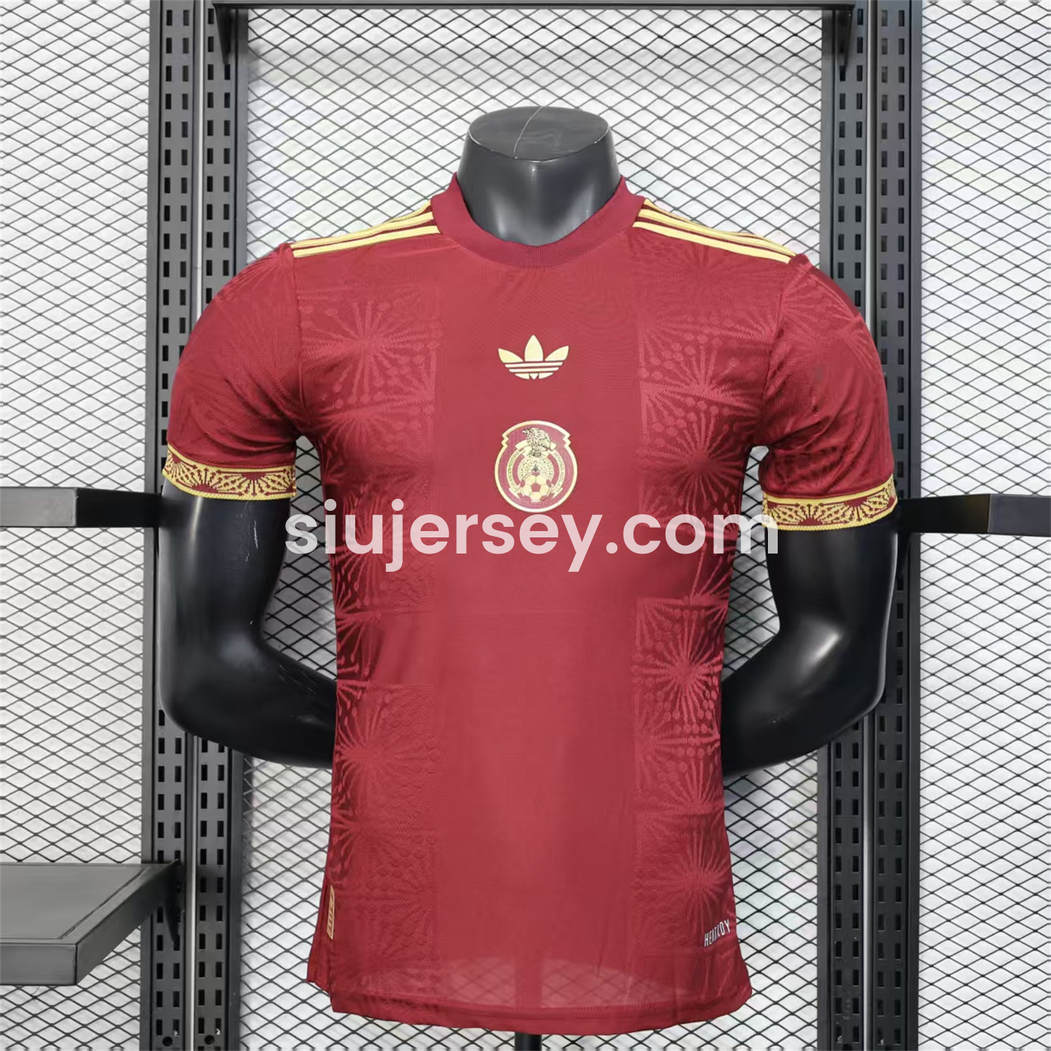 SIUjerseys-Mexico 2025 Round Logo Red Special Edition Jersey - Player Version
