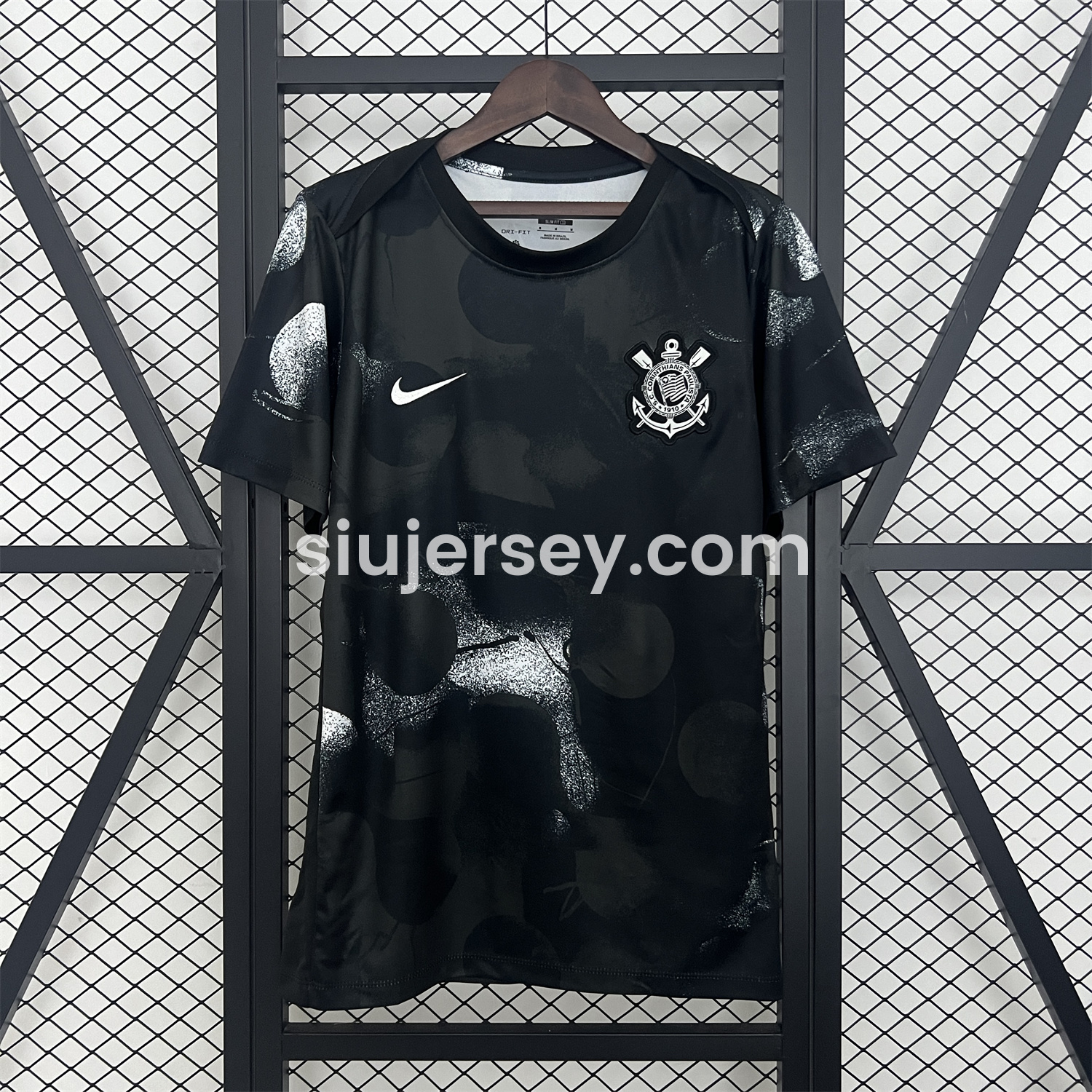 SIUjerseys-Corinthians 2025-26 Black Training Jersey - Fans Version