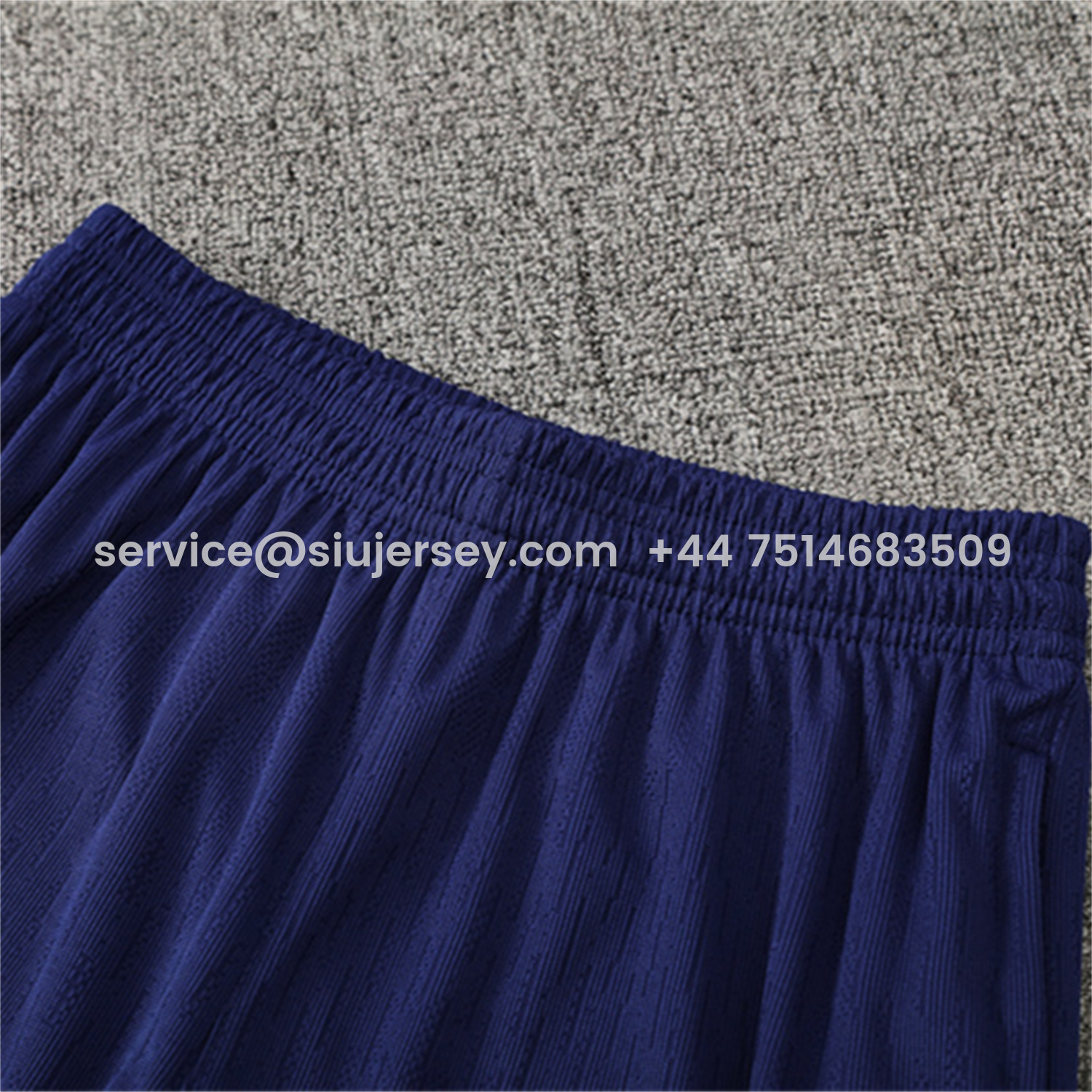 SIUjerseys-Barcelona 25-26 Long Sleeve Training Set - Royal Blue Top Orange Sponsor & Royal Blue Pants