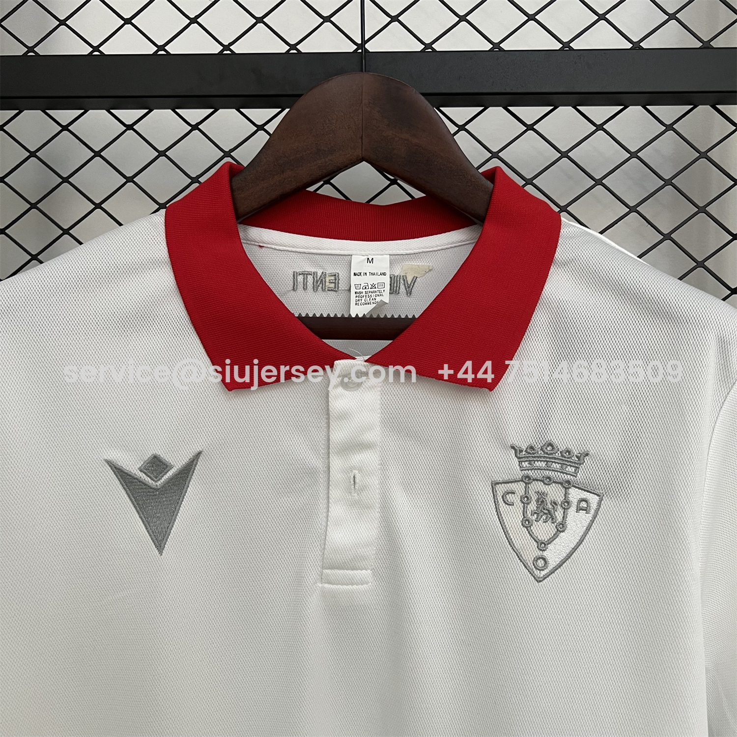 SIUjerseys-Osasuna 25-26 White Special Polo Jersey - Fans Version