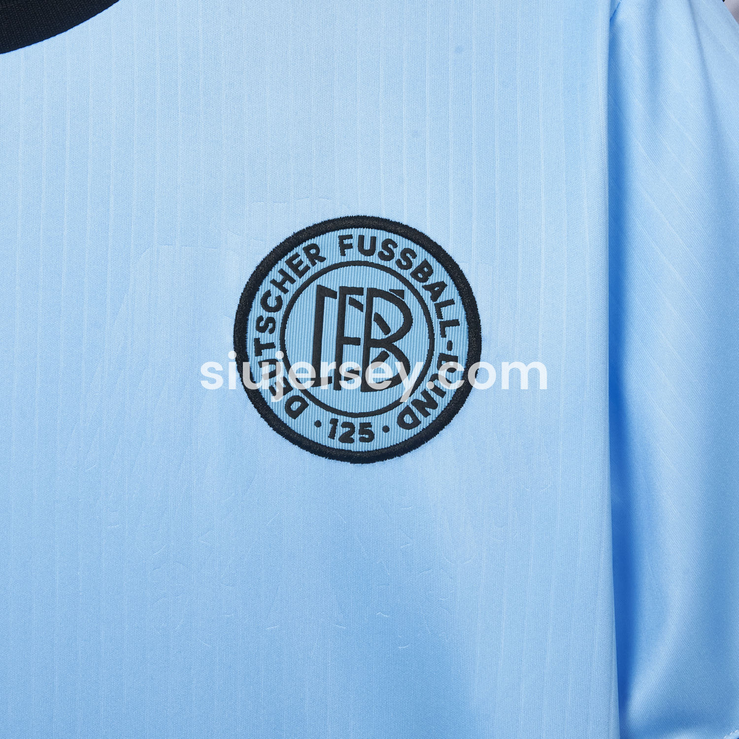 SIUjerseys-Germany 2025 125-Year Anniversary GK Blue Jersey - Fans Version