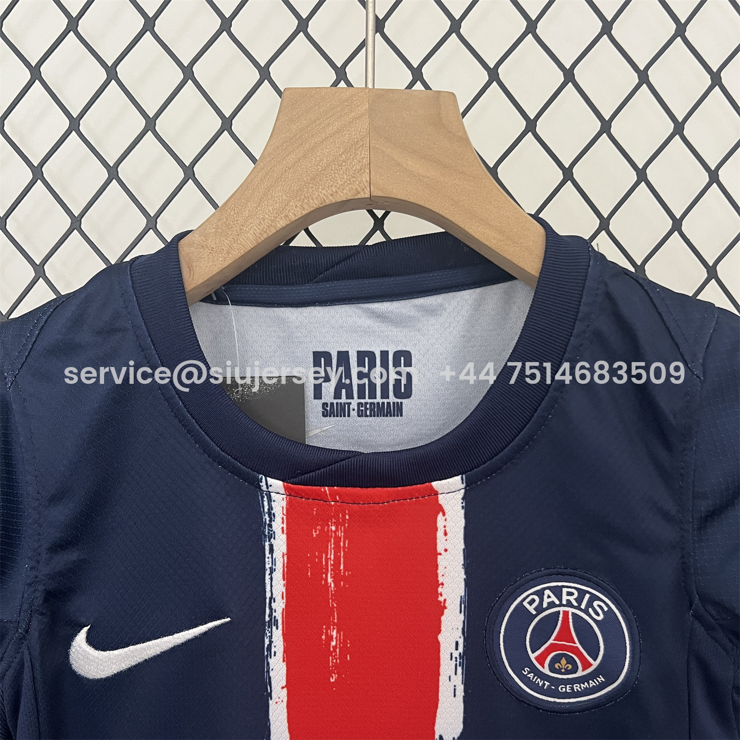 SIUjerseys-Paris Saint-Germain PSG 24-25 Champions League Final Home Kids Kit