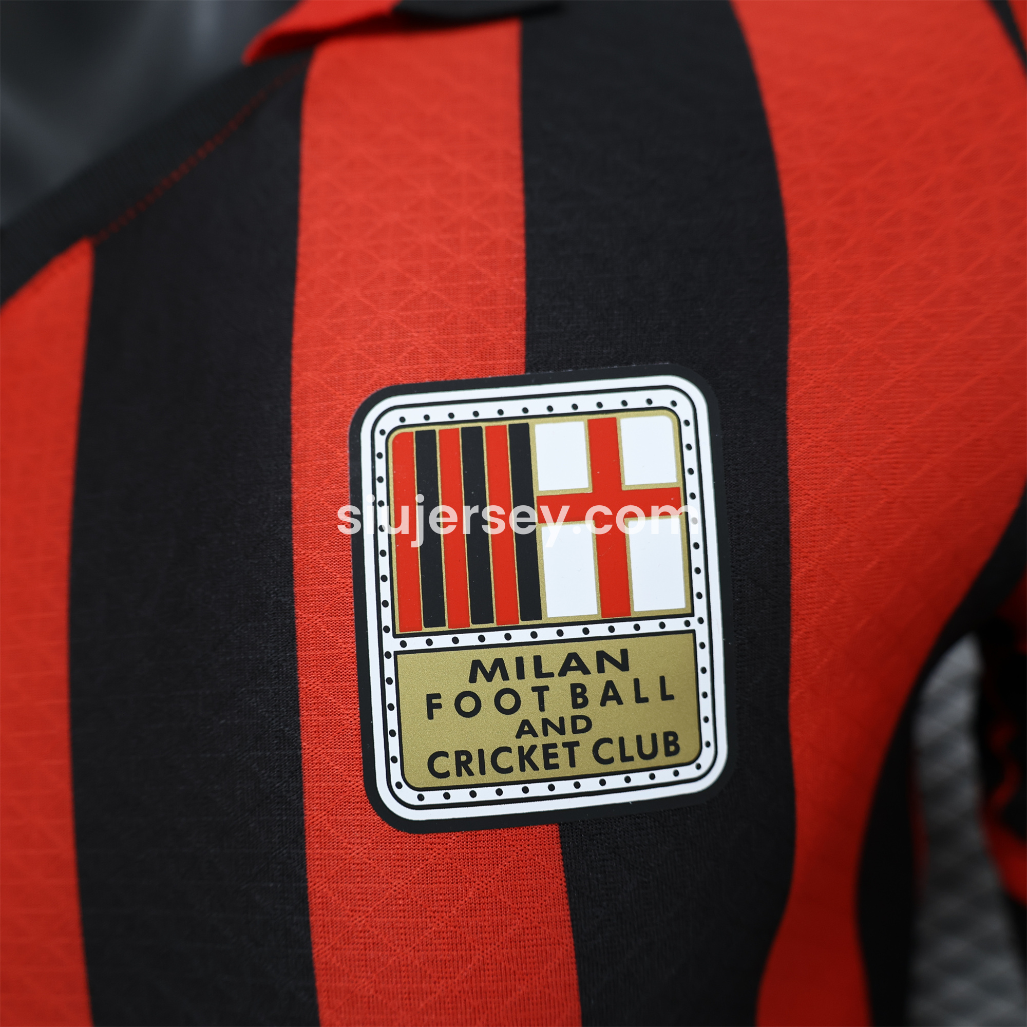 SIUjerseys-AC Milan 24-25 125th Anniversary Red Jersey - Player Version