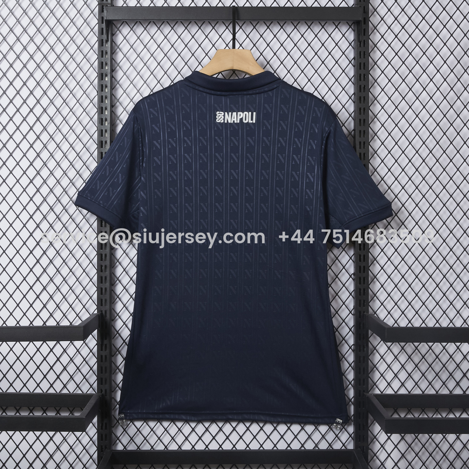 SIUjerseys-Napoli 25-26 European Third Deep Blue Jersey - Fans Version