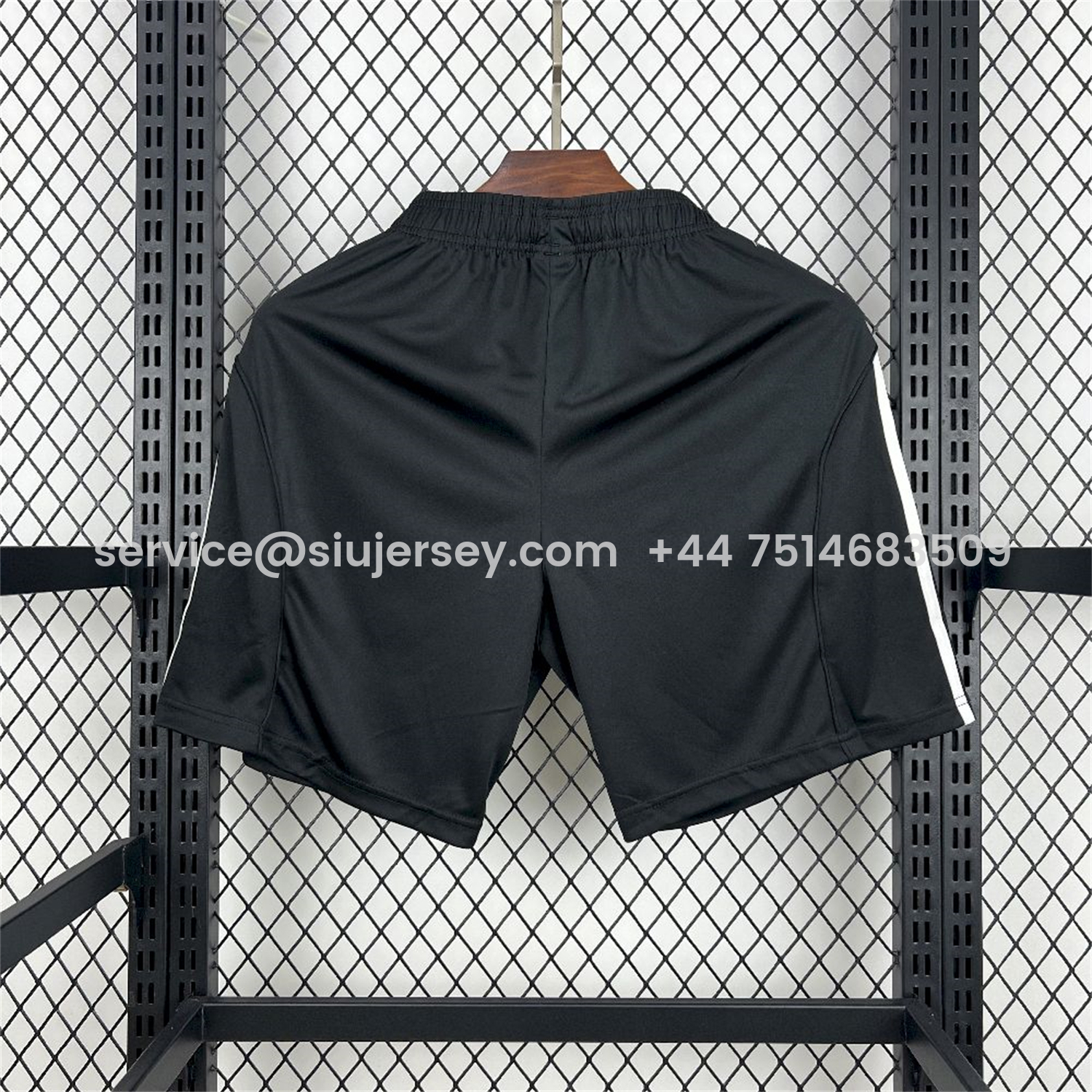 SIUjerseys-Manchester United 25-26 Home Black Shorts - Fans Version