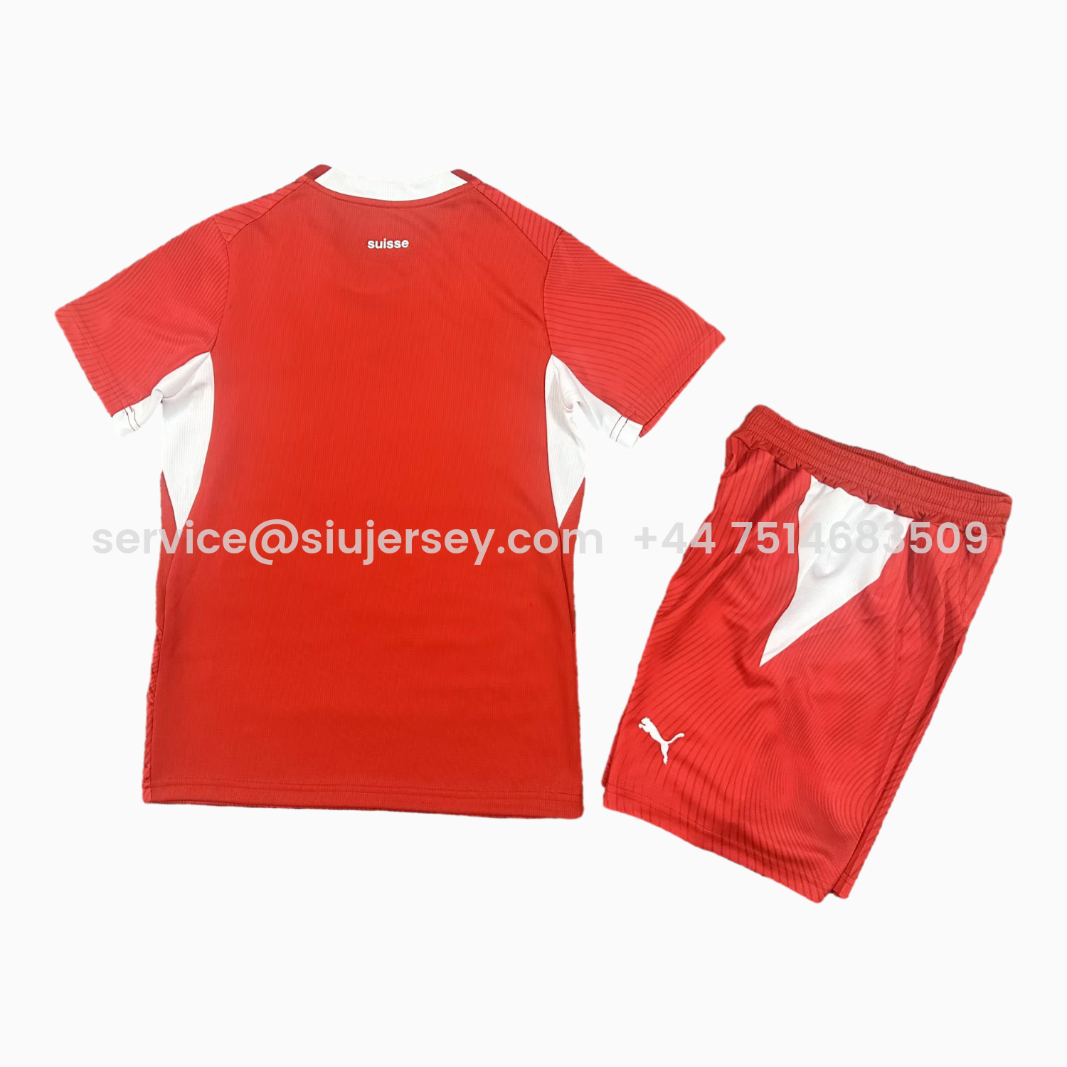 SIUjerseys-Switzerland 2026 Home Kids Kit