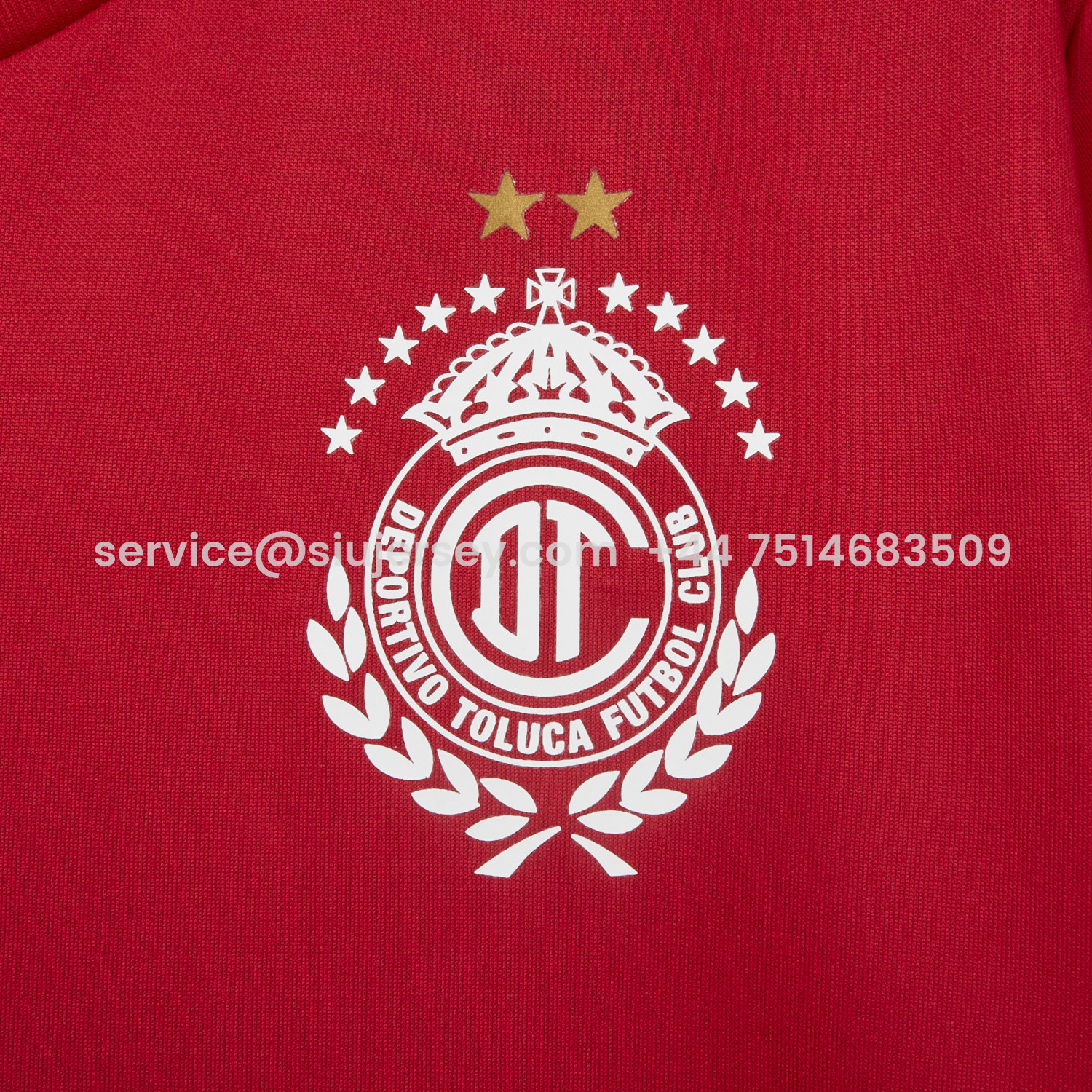 SIUjerseys-Toluca 25-26 Red Champion Commemorative Jersey - Fans Version