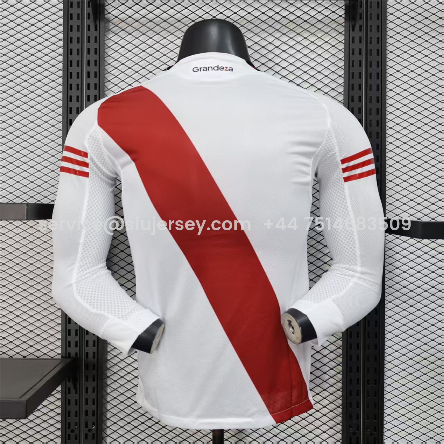 SIUjerseys-River Plate 25-26 Home Unsponsored Long Sleeves Jersey - Player Version