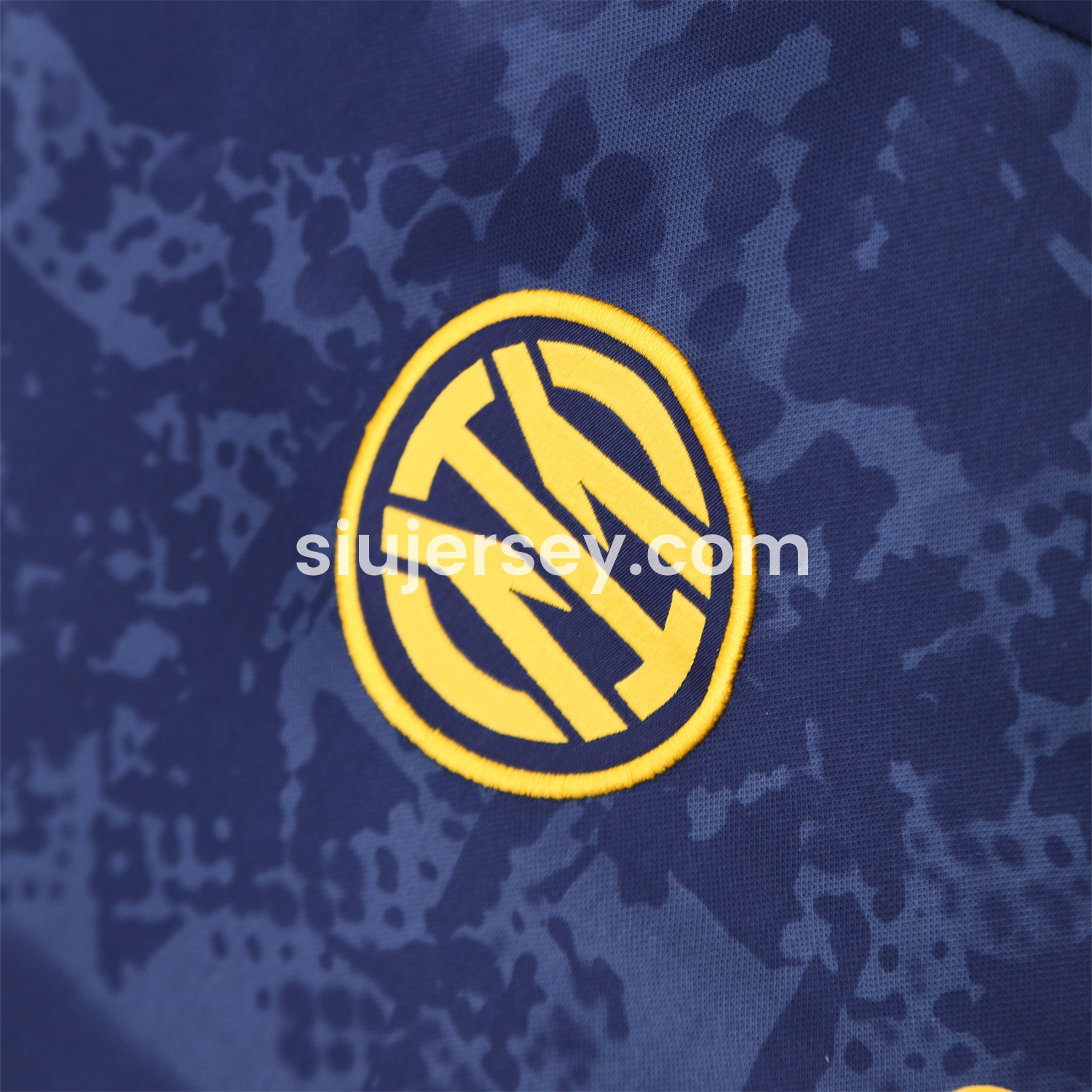 SIUjerseys-Inter Milan 25-26 Short-Sleeve Training Set - Deep Blue Camouflage