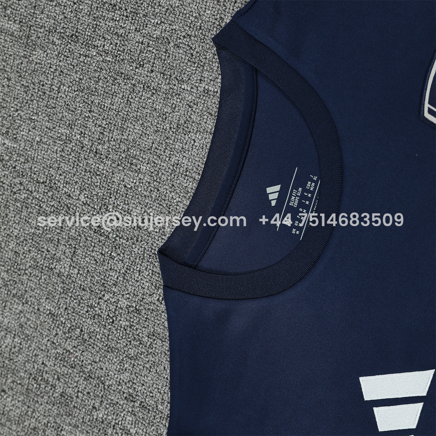 SIUjerseys-Arsenal 25-26 Vest Training Set - Deep Blue Vest and Shorts