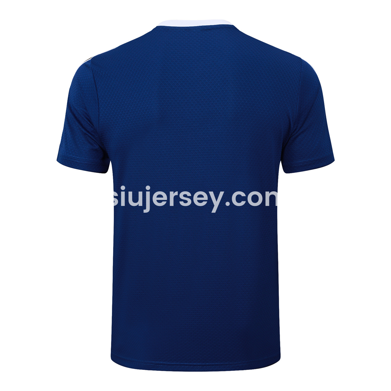 SIUjerseys-Arsenal 25-26 Throwback Trefoil Short-Sleeve Training Set - Royal Blue Top and Shorts