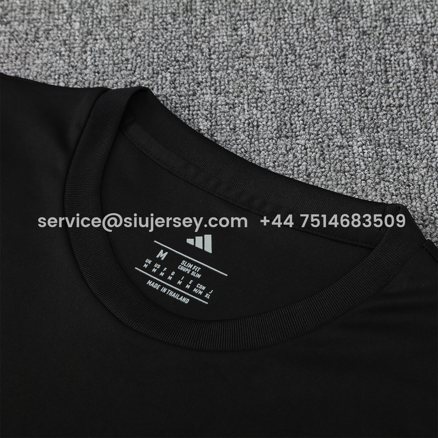 SIUjerseys-Manchester United 25-26 Vest Training Set - Black And Light Grey Vest & Black Shorts